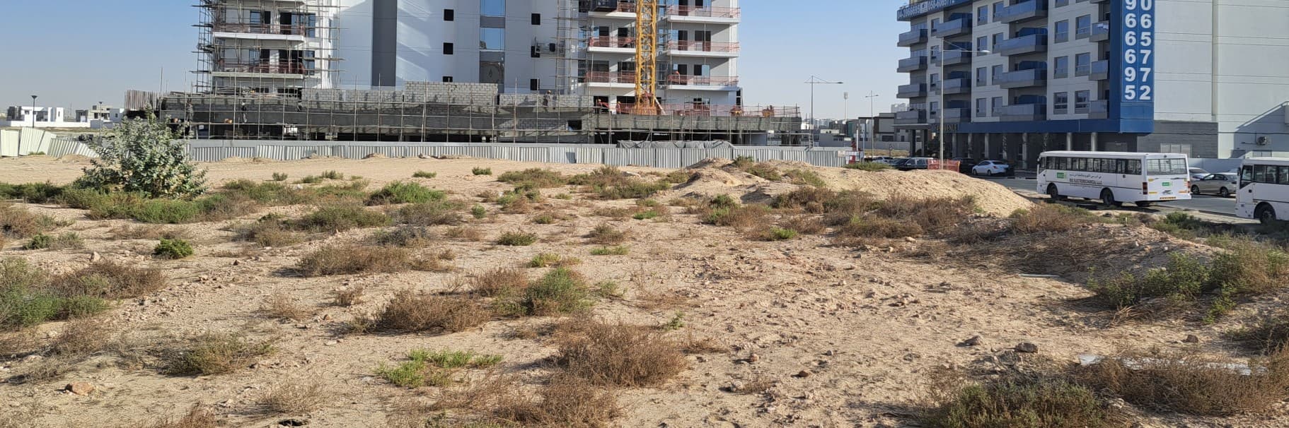 Elevia Residences construction site, Land Department inspection photo 2, 22 April 2025