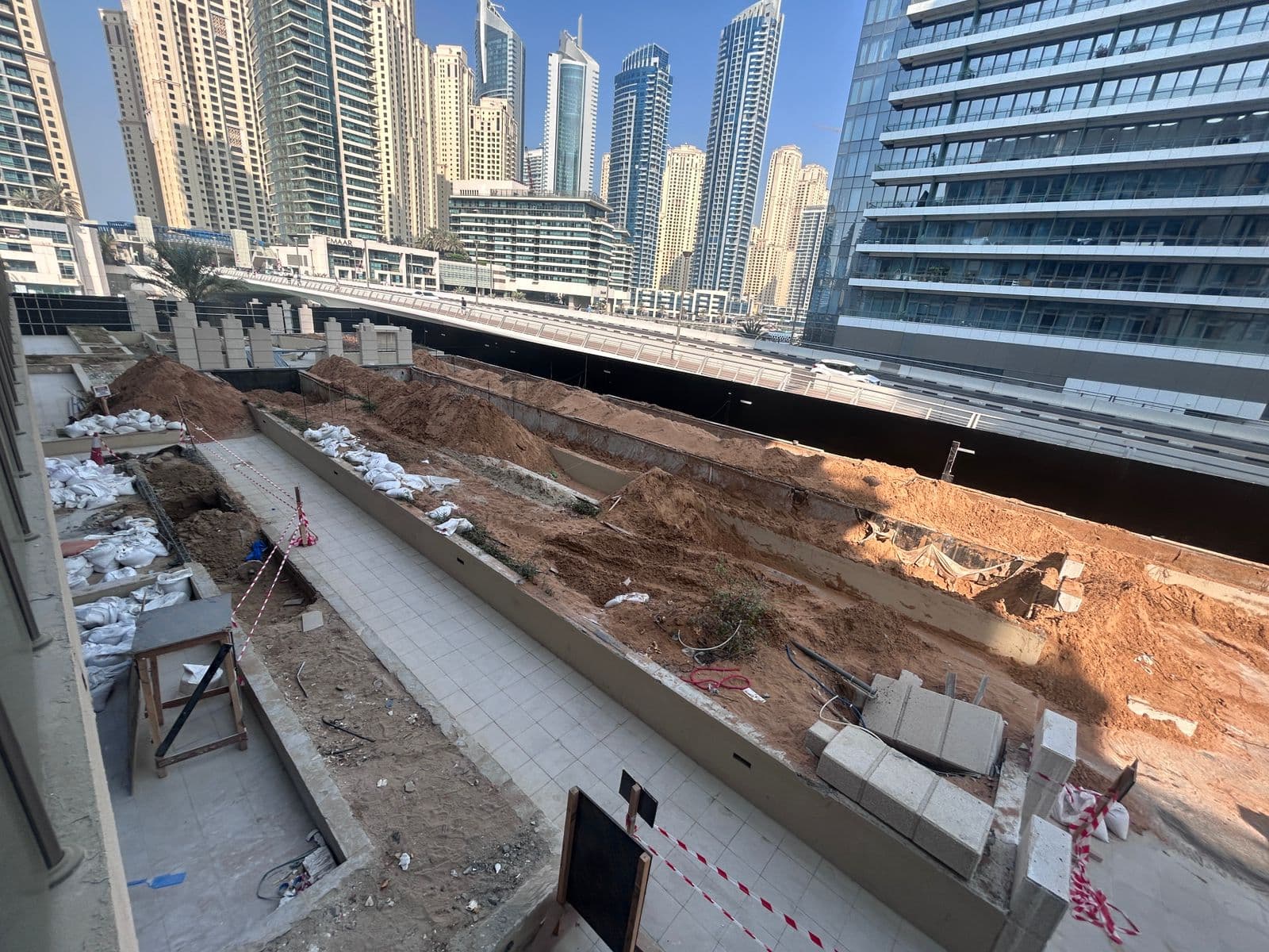 Residences Du Port, Dubai Marina, Autograph Collection Residences construction site, Land Department inspection photo 8, 3 December 2025