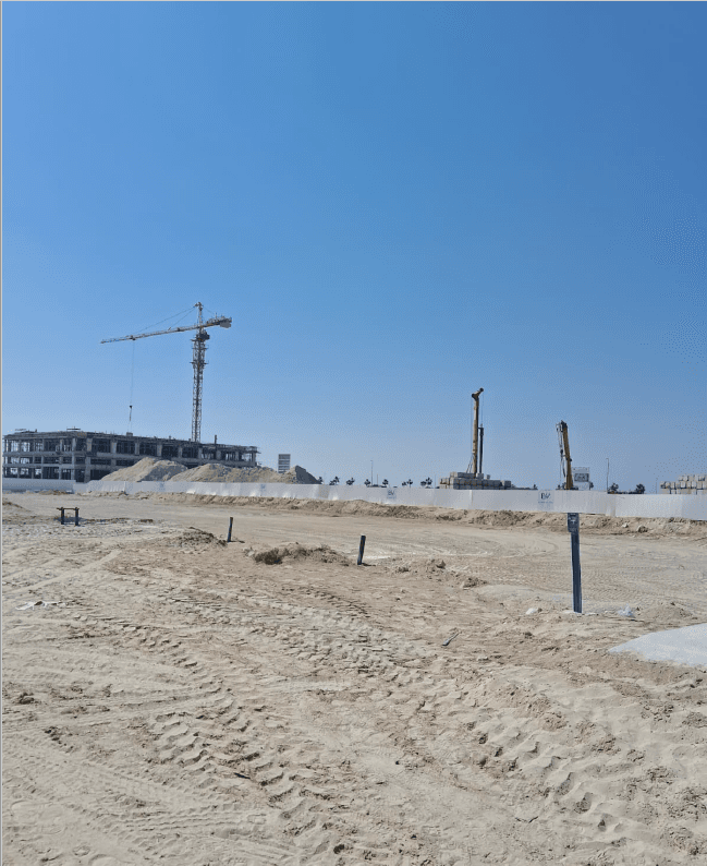 Downtown Residences construction site, Land Department inspection photo 2, 19 May 2025