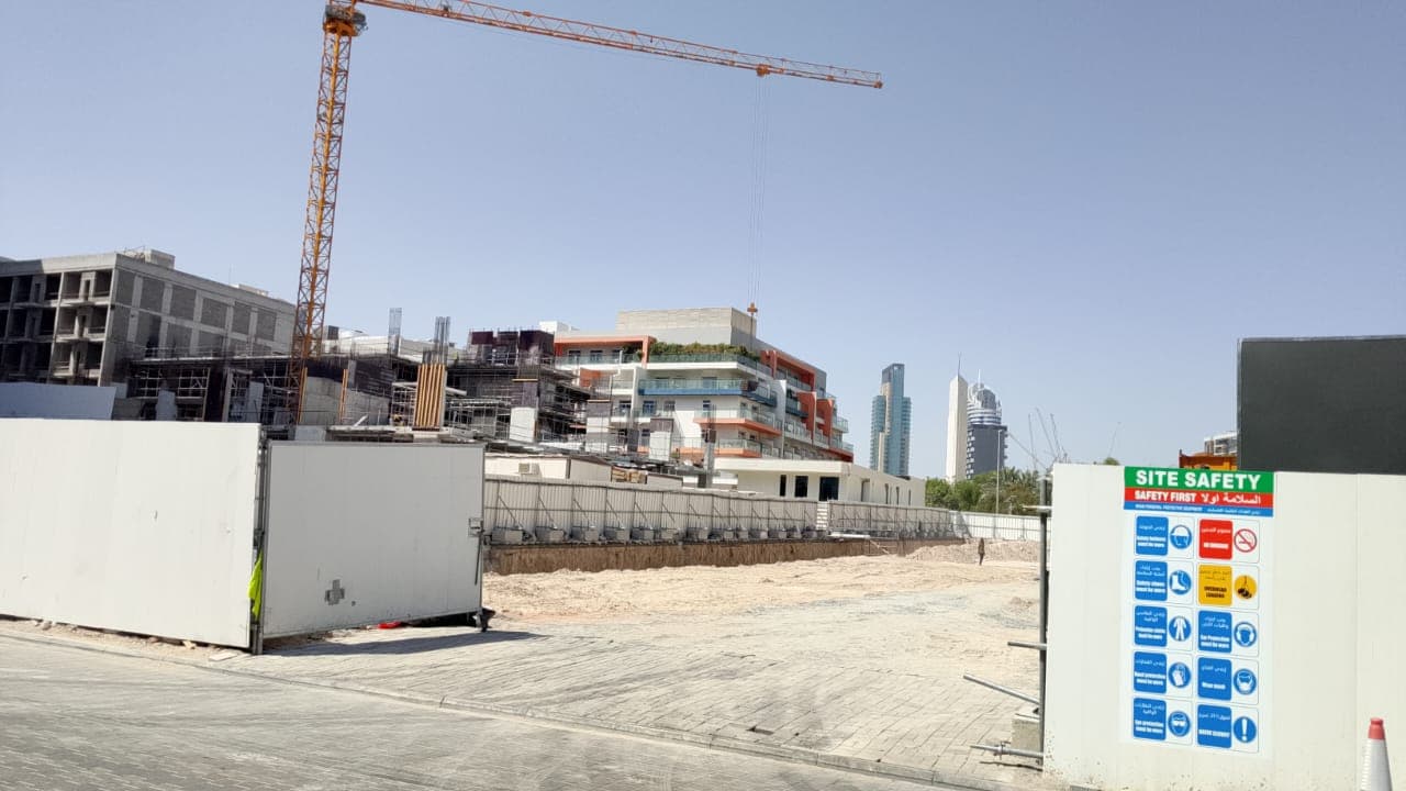 Binghatti Circle construction site, Land Department inspection photo 2, 23 June 2025