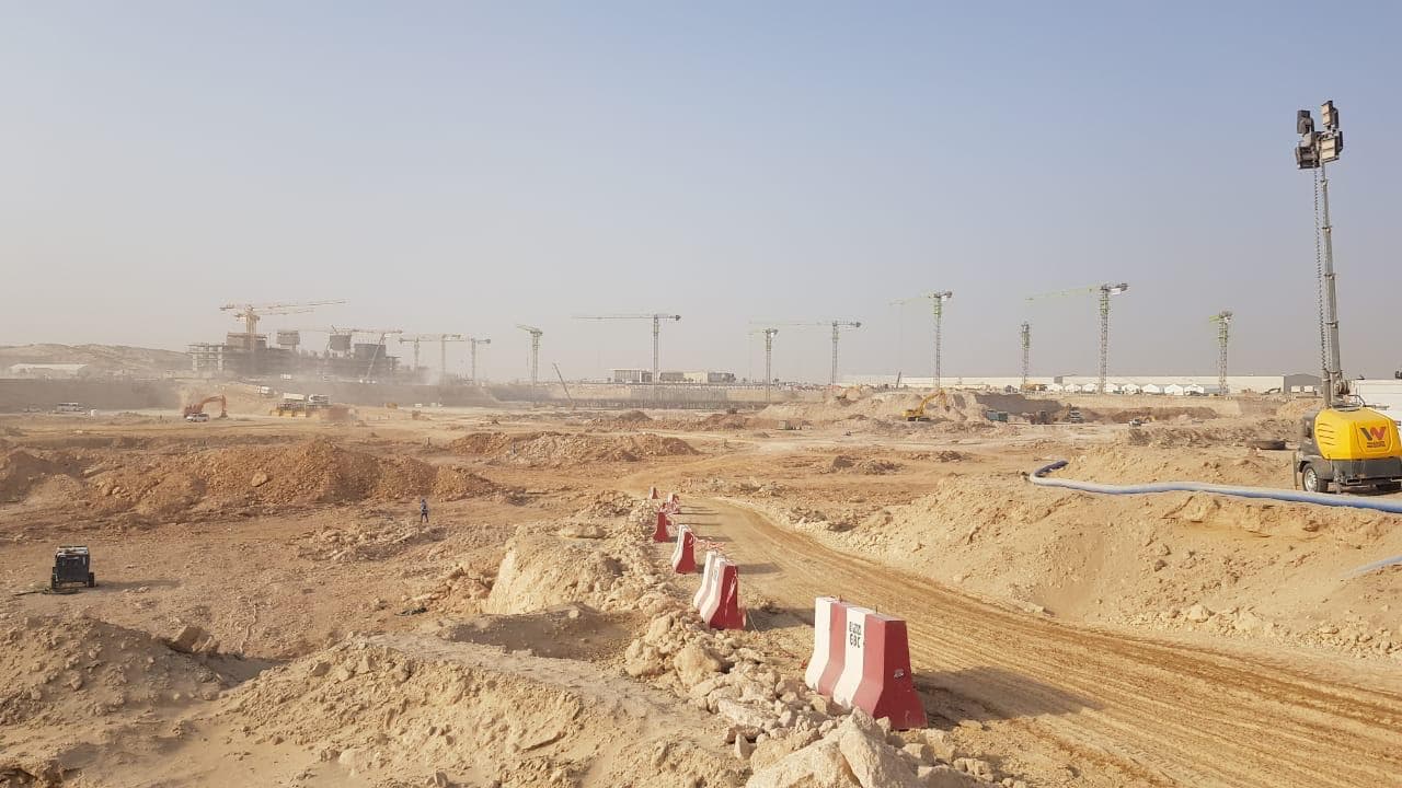 Azizi Sikander construction site, Land Department inspection photo 2, 19 June 2025