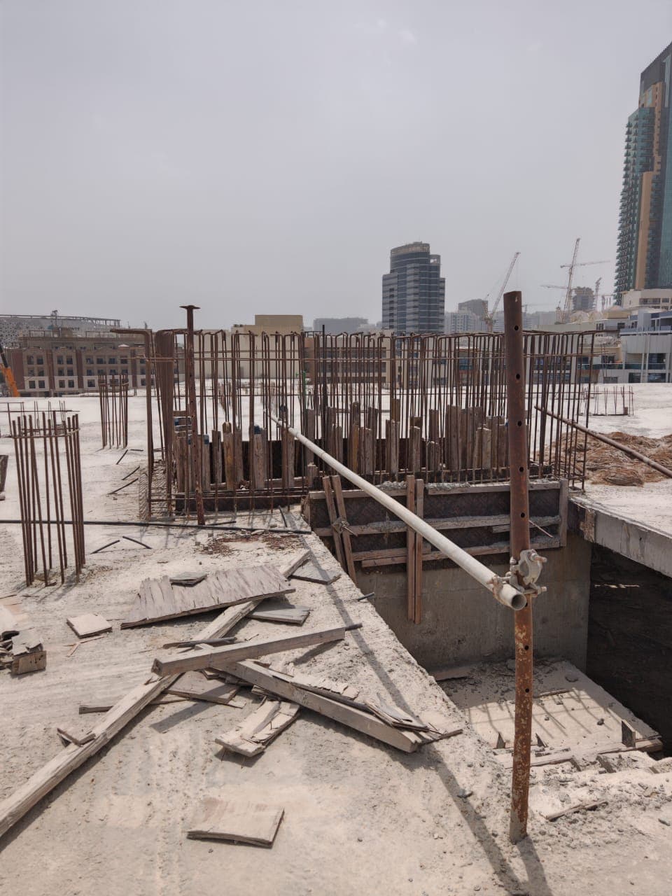 Xenia Residence construction site, Land Department inspection photo 4, 8 September 2025