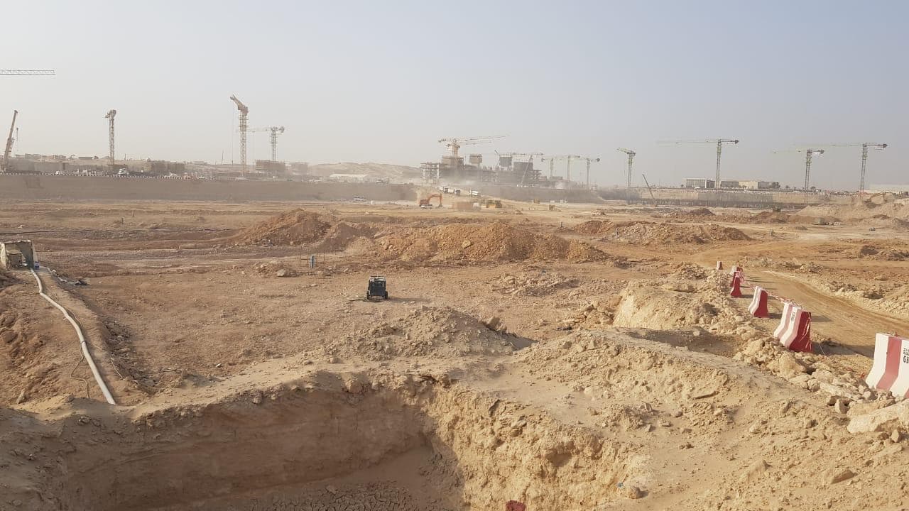 Azizi Wares construction site, Land Department inspection photo 2, 4 September 2025