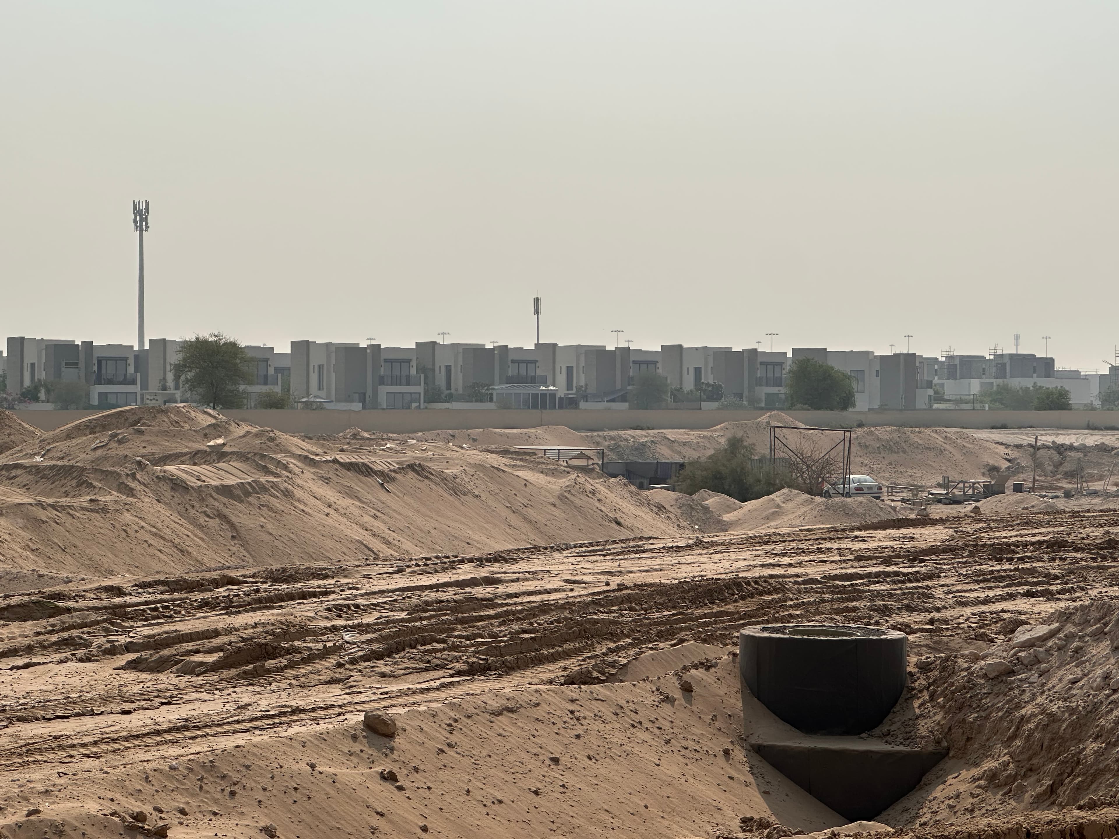 Golf Hills 2 construction site, Land Department inspection photo 1, 23 September 2025