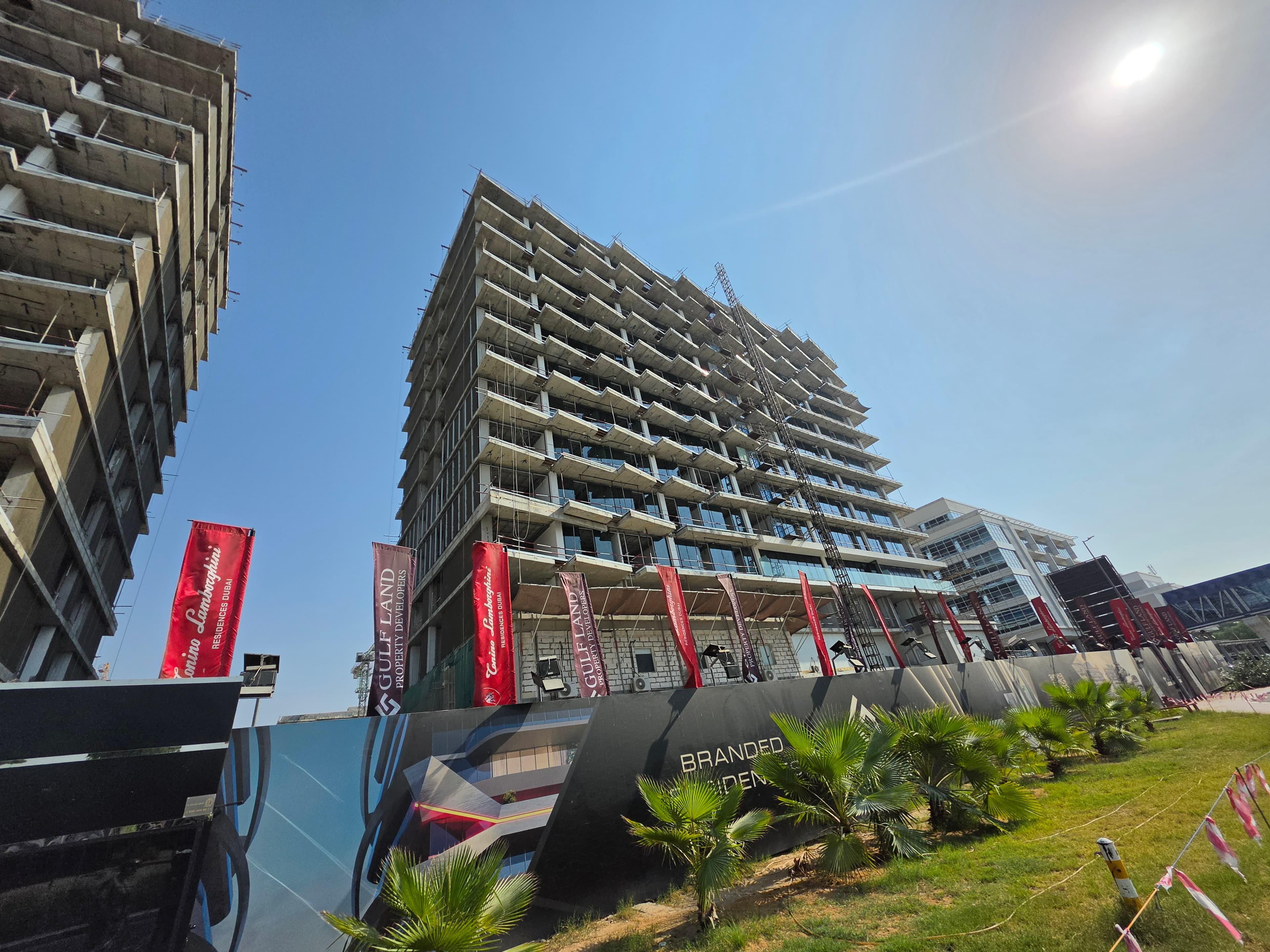 Tonino Lamborghini Residences construction site, Land Department inspection photo 6, 10 September 2026
