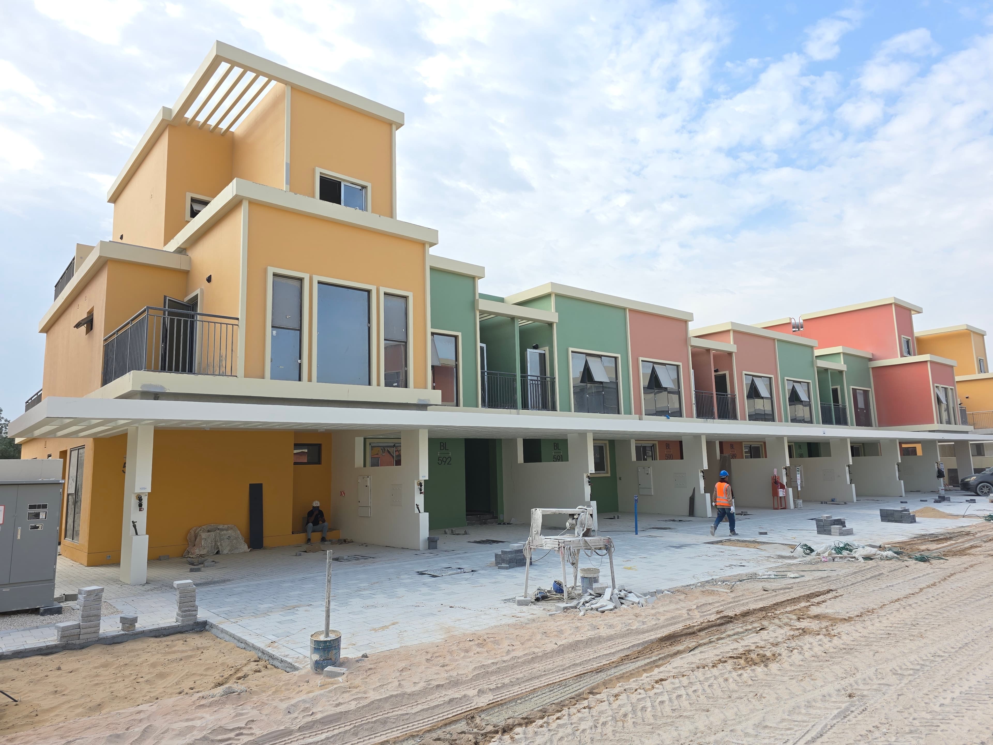 Damac Lagoons - Portofino construction site, Land Department inspection photo 1, 17 March 2026