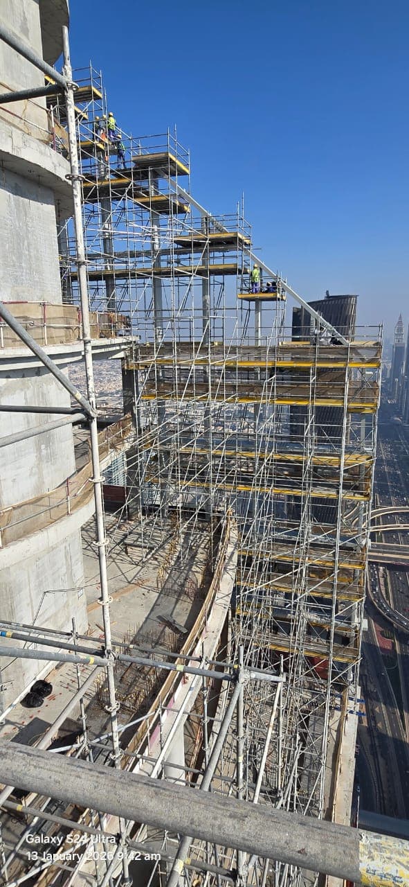 Mr.C Residences Downtown construction site, Land Department inspection photo 6, 20 January 2026