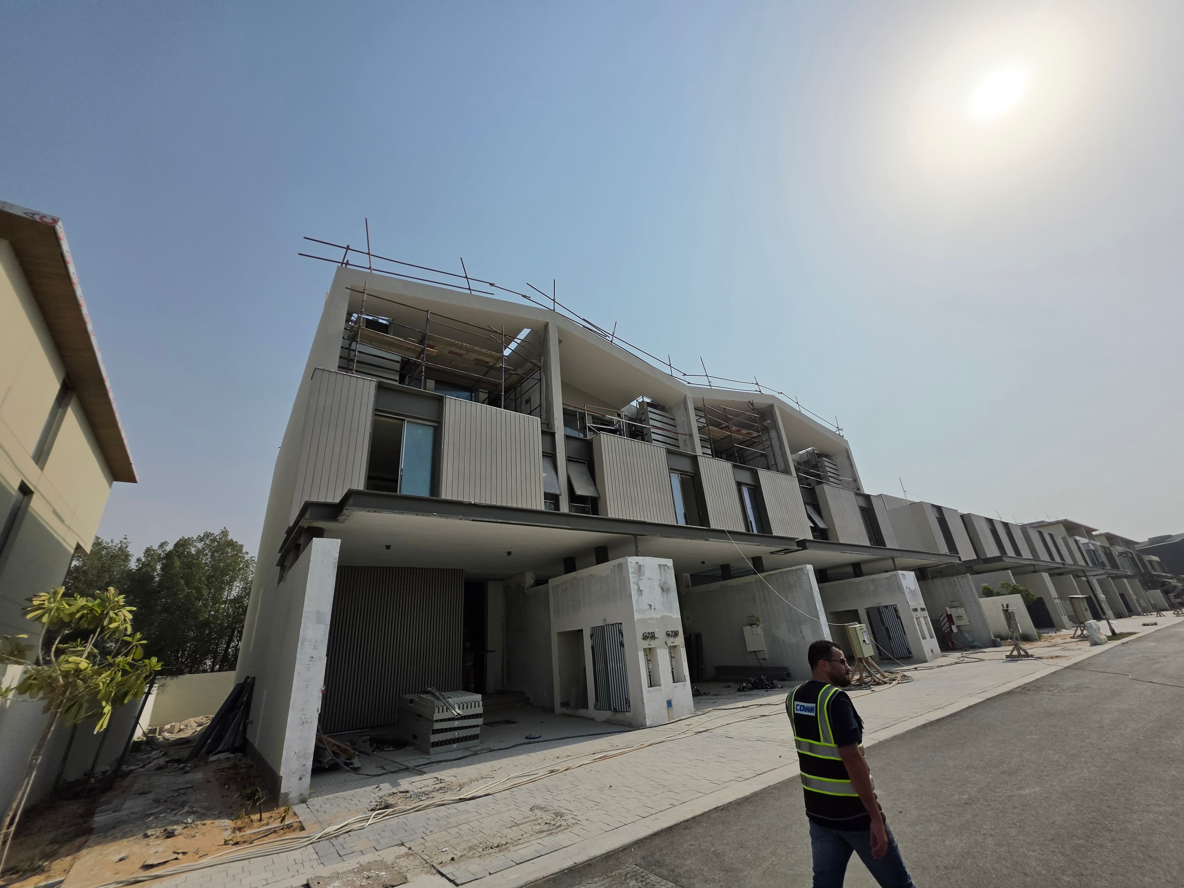 Nad Al Sheba Gardens Phase 3 construction site, Land Department inspection photo 12, 30 July 2026