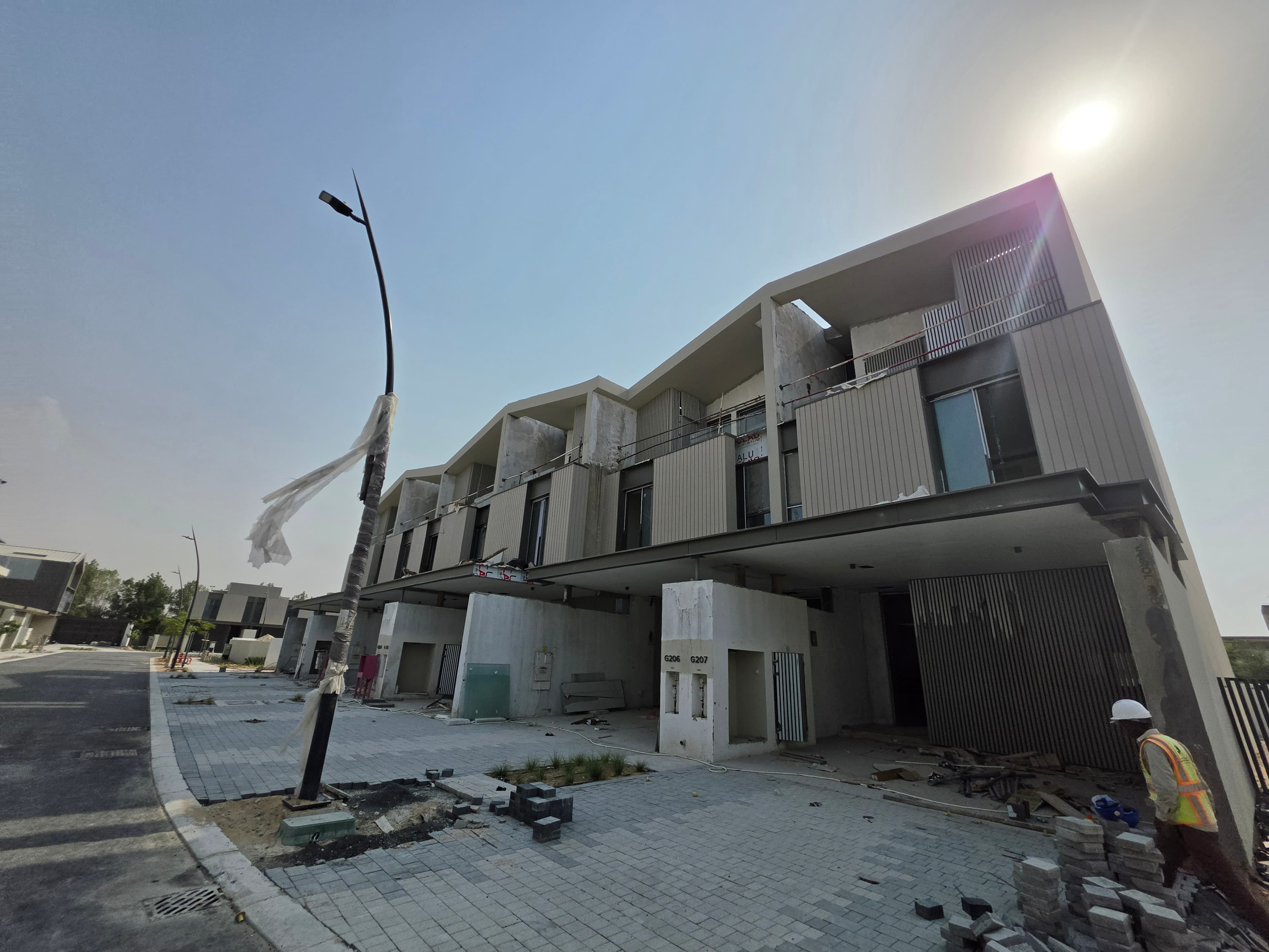 Nad Al Sheba Gardens Phase 3 construction site, Land Department inspection photo 6, 30 July 2026