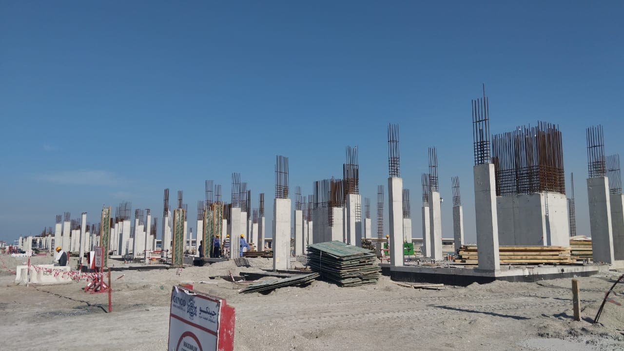 Palm Jebel Ali - Frond P construction site, Land Department inspection photo 6, 27 January 2026