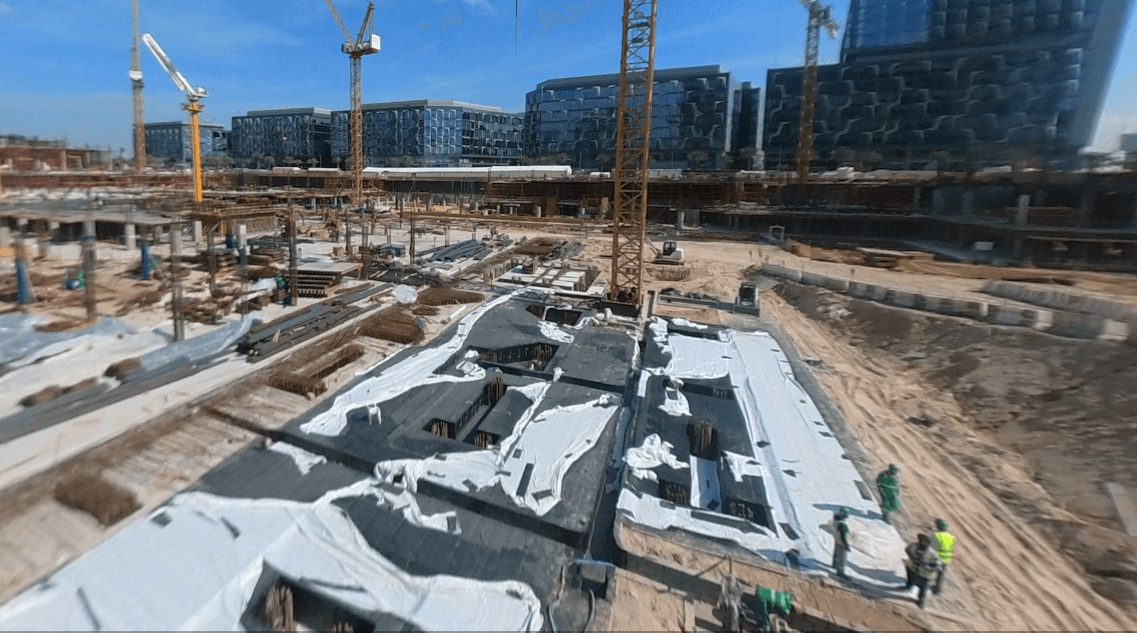 موقع بناء ديزاين كوارتر، صورة تفتيش الدائرة رقم 1، 26 مارس 2026