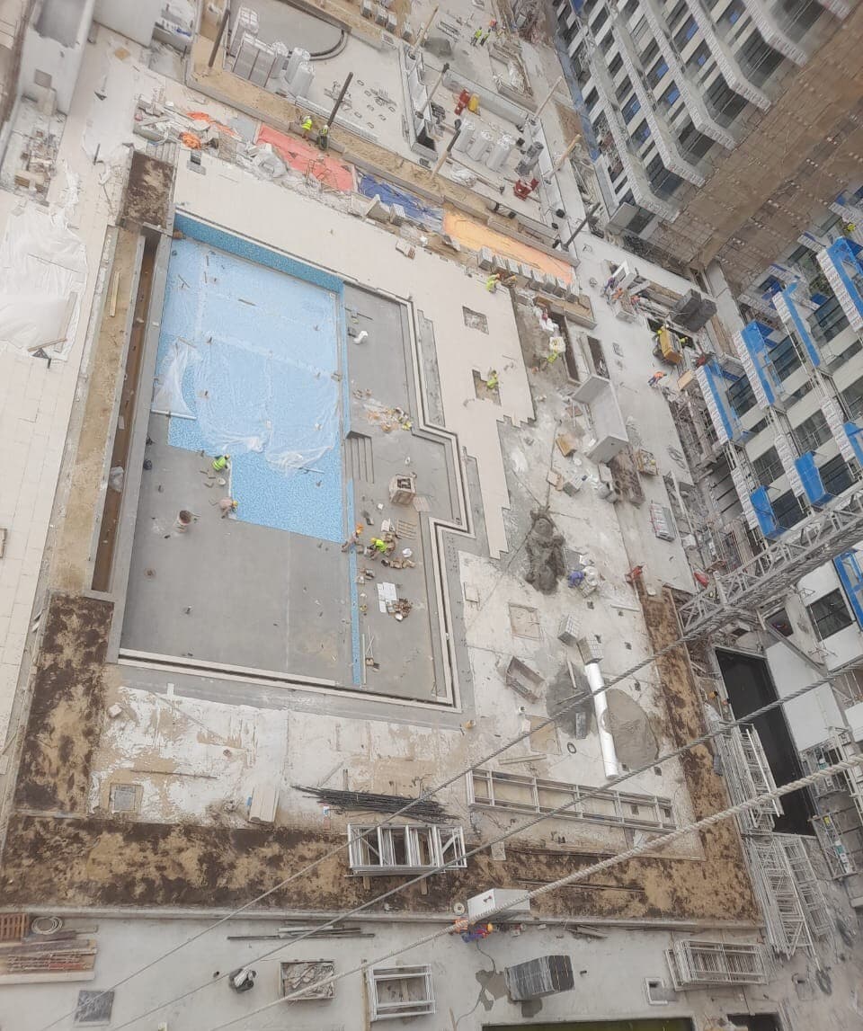 Club Drive construction site, Land Department inspection photo 7, 4 May 2026