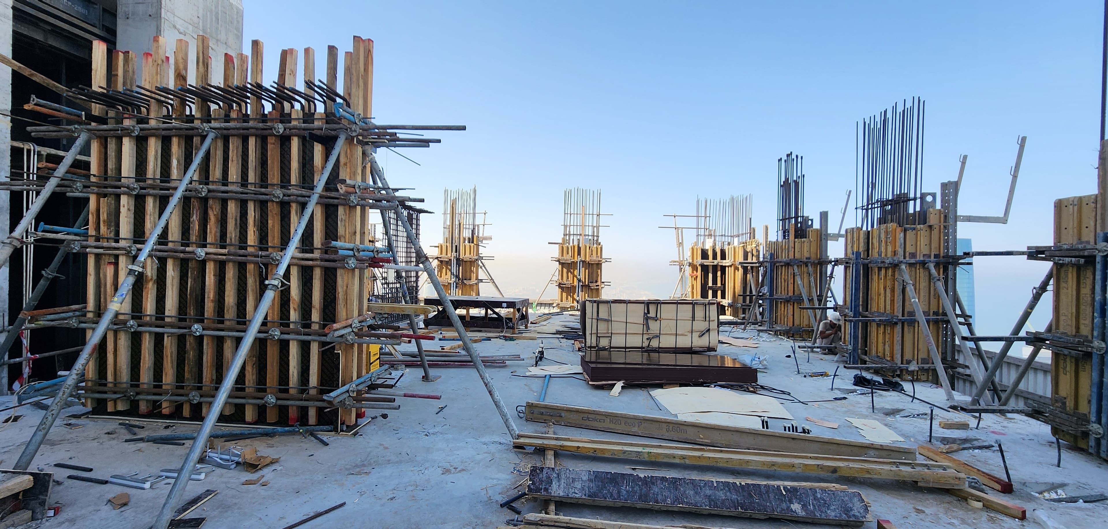 Aeternitas Tower construction site, Land Department inspection photo 14, 25 September 2026