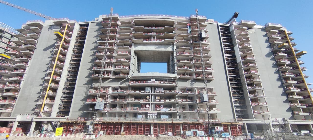 Azizi Venice 4 construction site, Land Department inspection photo 6, 29 June 2026