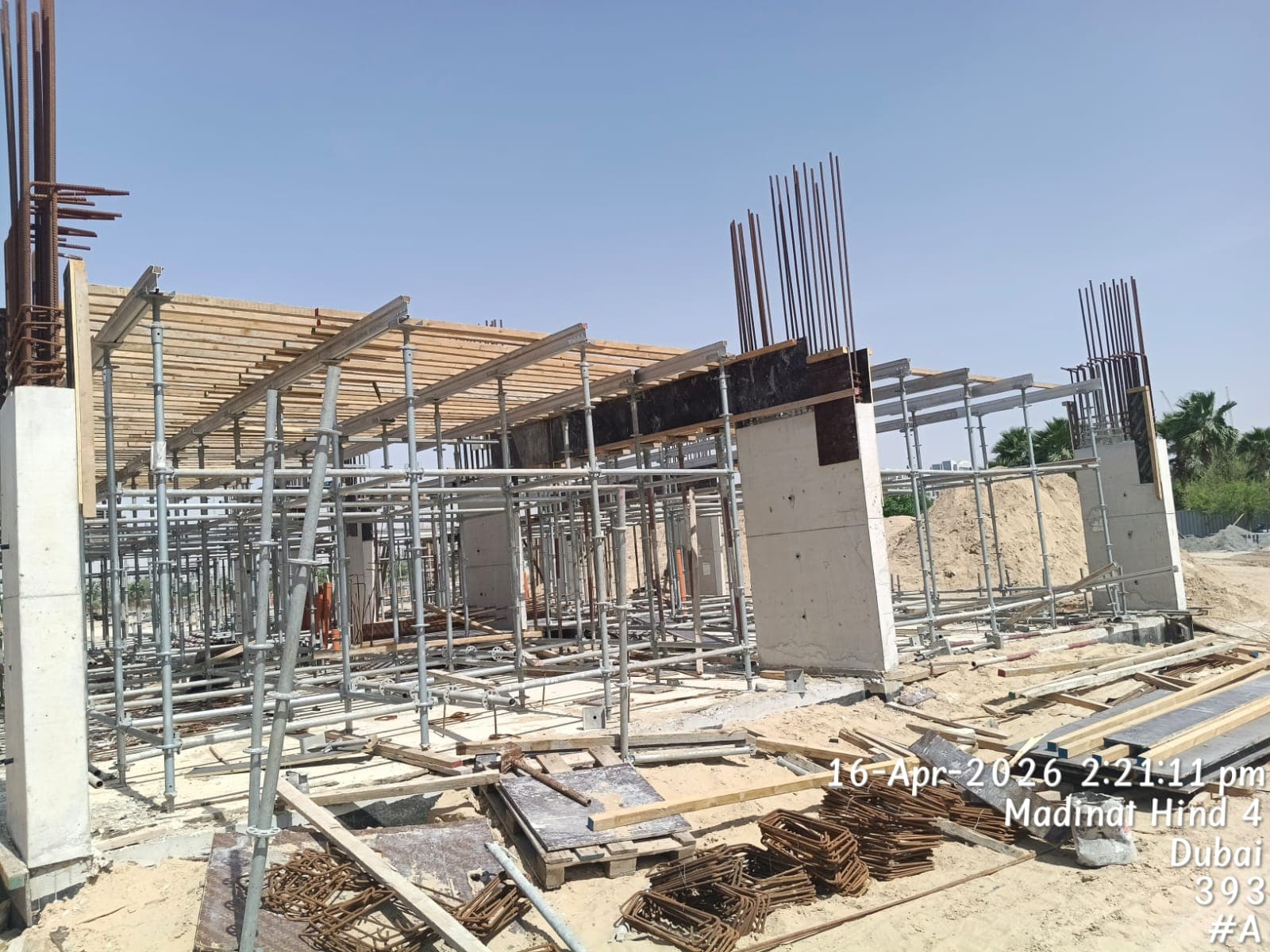 Damac Hills (2) - Park Greens 3 construction site, Land Department inspection photo 8, 12 May 2026