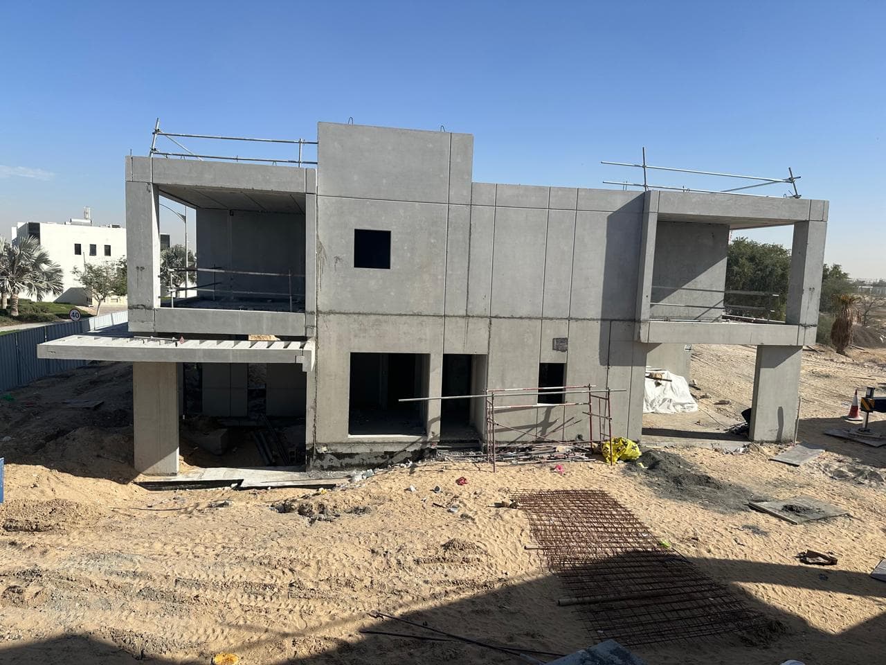 Damac Hills (2) - Park Greens 1 construction site, Land Department inspection photo 3, 13 May 2026