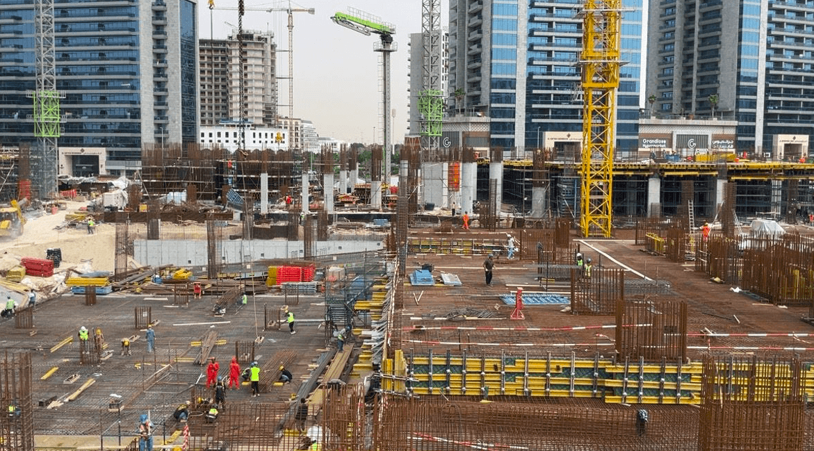The Central Downtown construction site, Land Department inspection photo 8, 21 April 2026