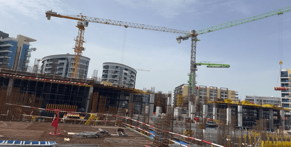 The Central Downtown construction site, Land Department inspection photo 6, 21 April 2026