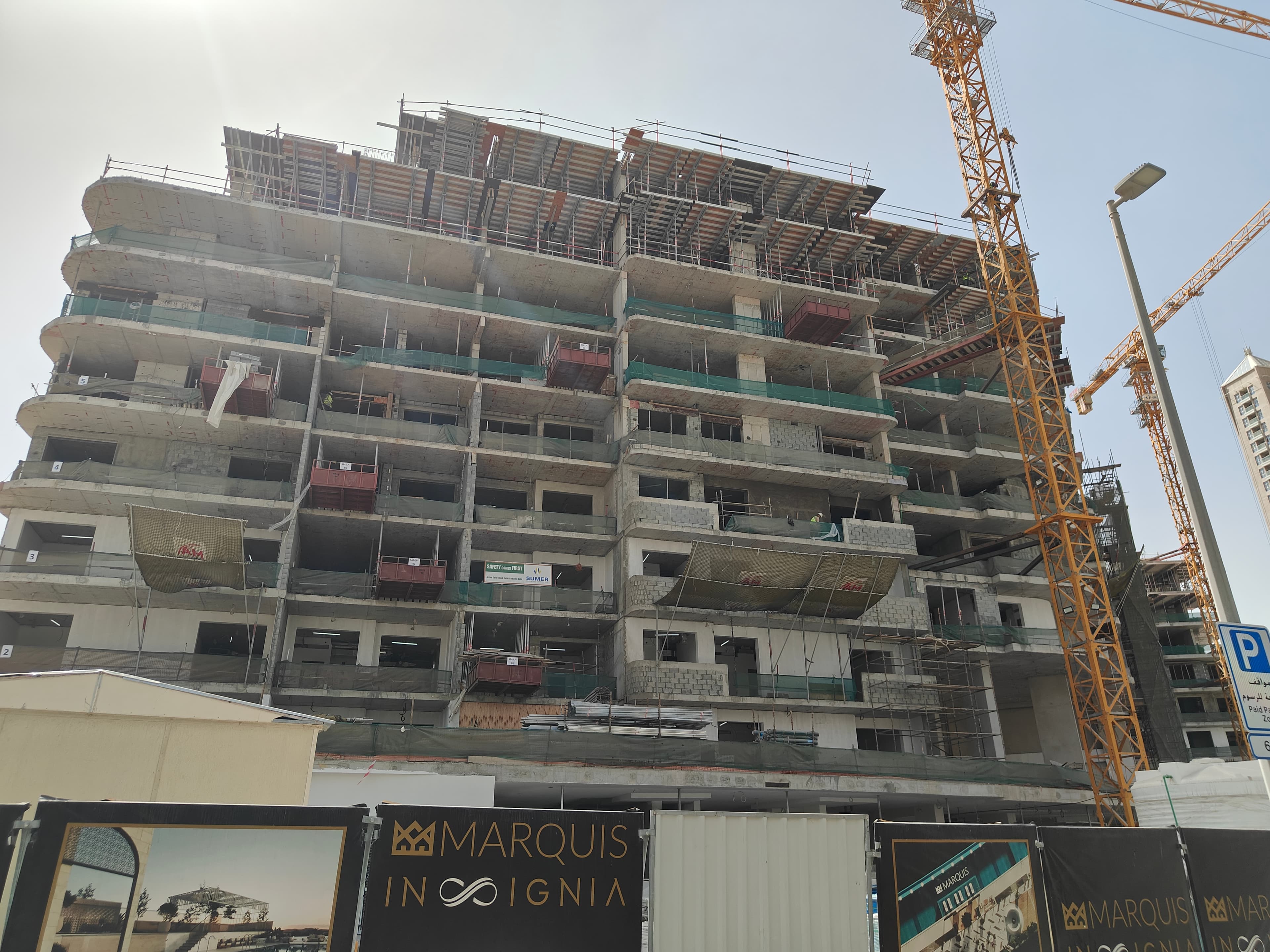 Marquis Insignia construction site, Land Department inspection photo 9, 17 February 2026