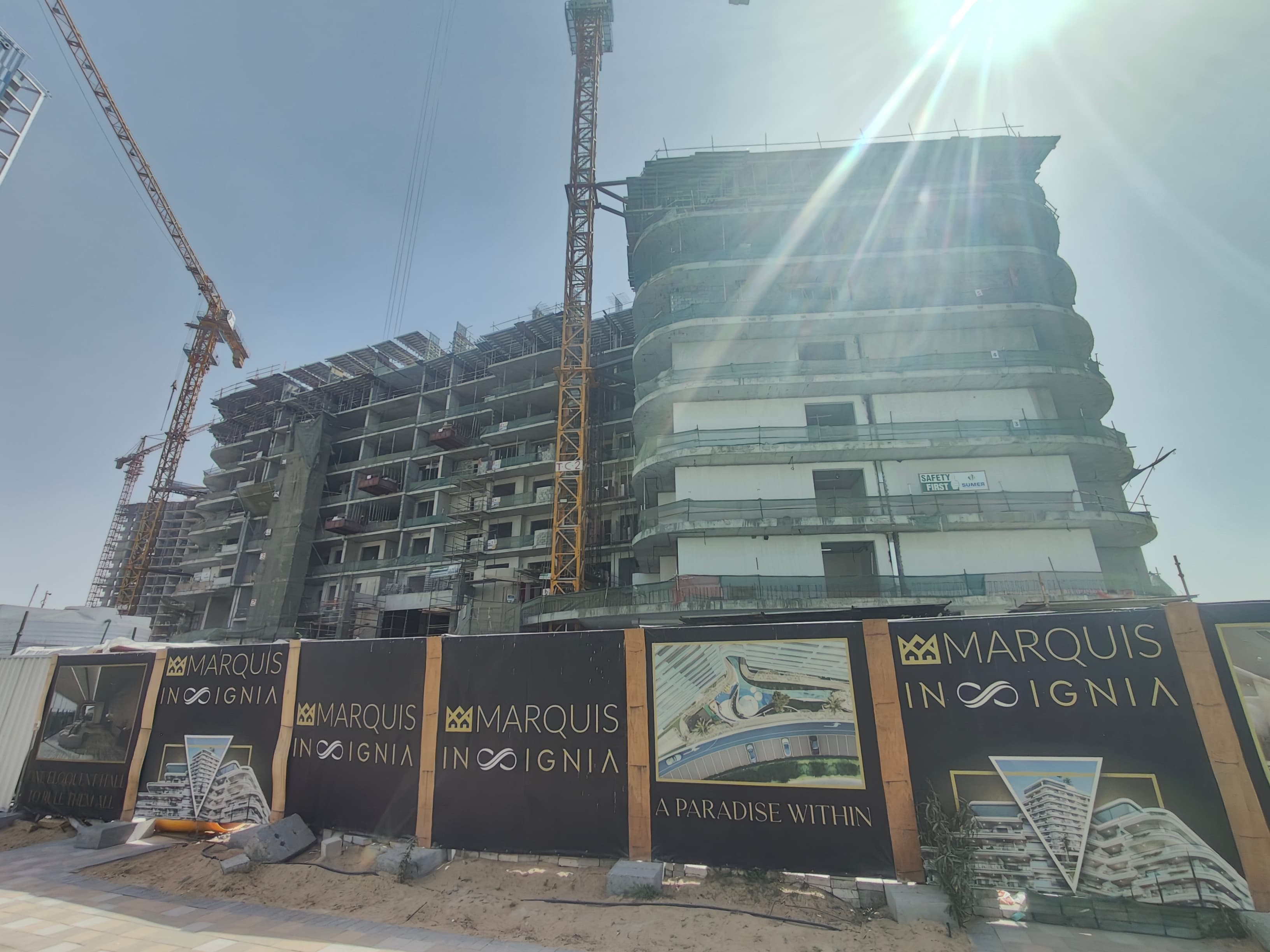 Marquis Insignia construction site, Land Department inspection photo 10, 17 February 2026