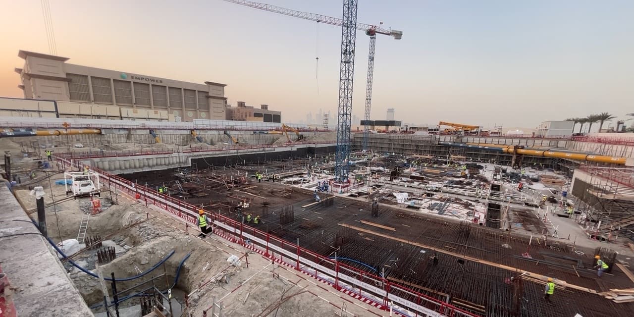Armani Beach Residences At Palm Jumeirah construction site, Land Department inspection photo 4, 4 March 2026