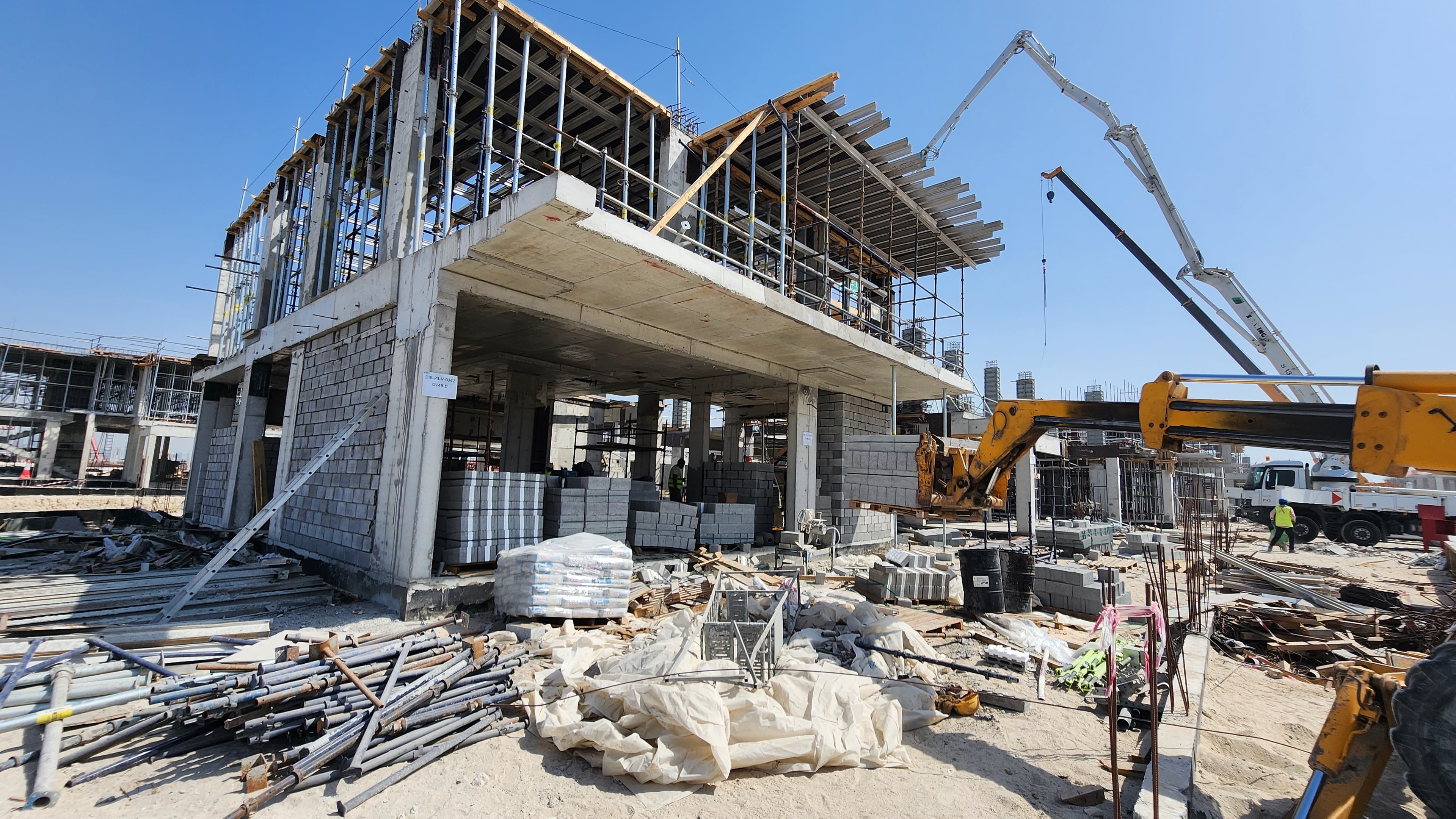 Bay Villas - Dubai Islands construction site, Land Department inspection photo 6, 7 May 2026