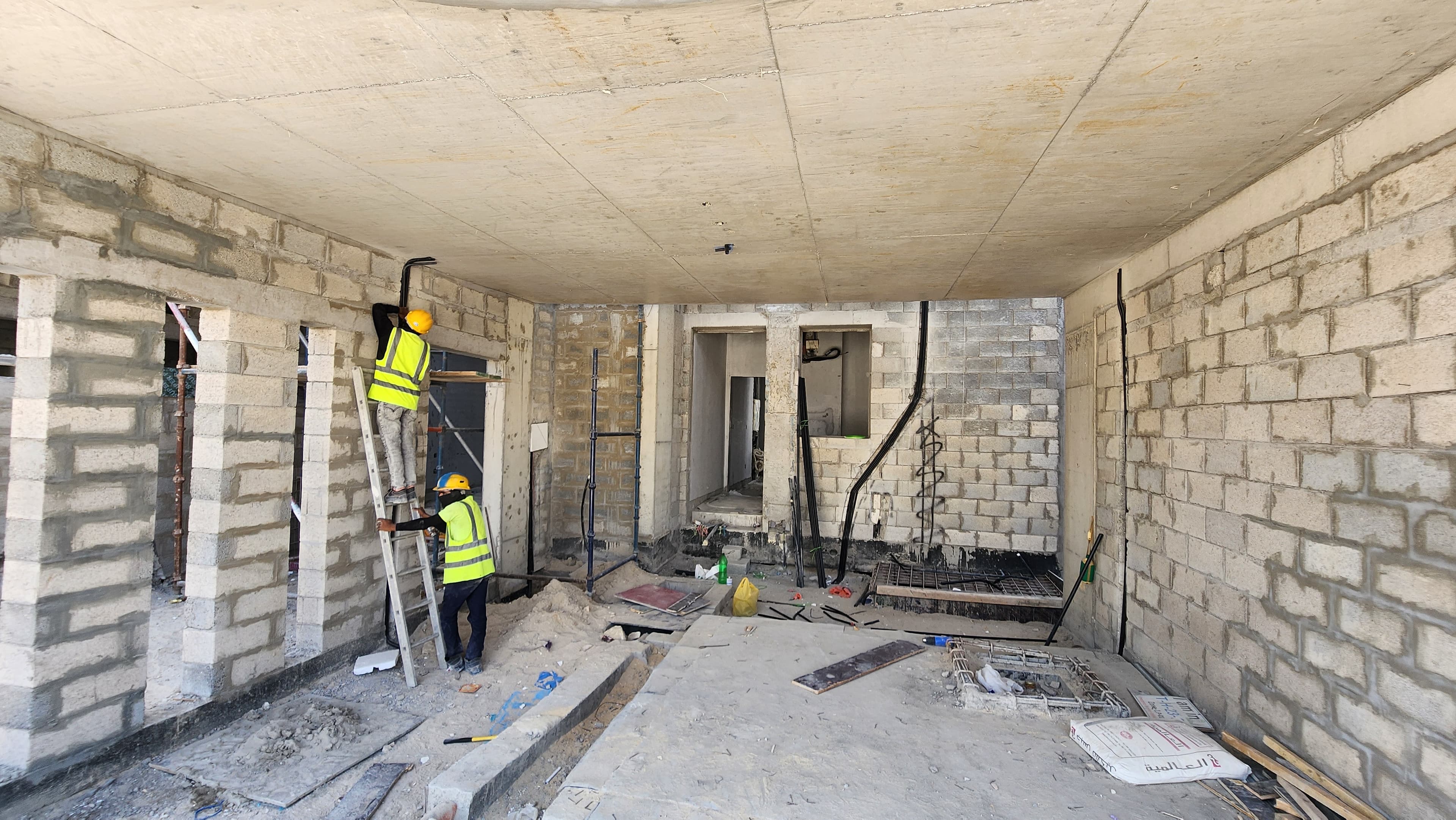 Bay Villas - Dubai Islands construction site, Land Department inspection photo 5, 7 May 2026
