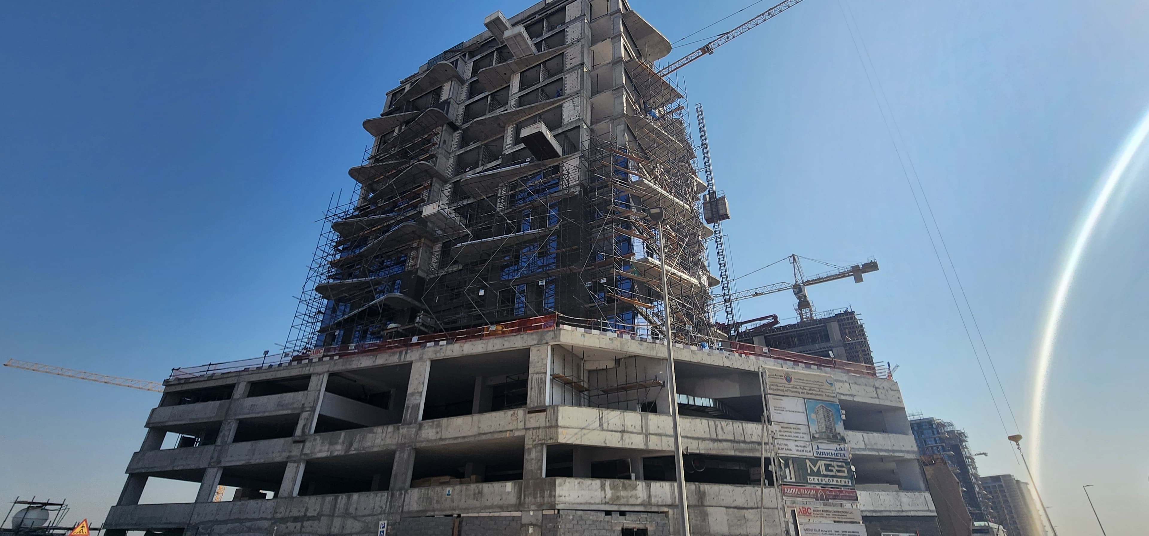 Edgewater Residences construction site, Land Department inspection photo 10, 31 August 2026