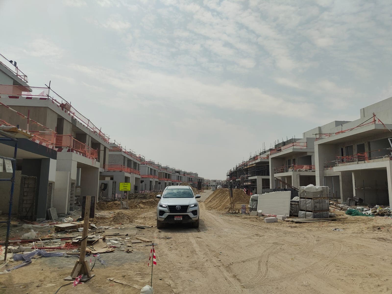 Fairway Villas 3 construction site, Land Department inspection photo 6, 17 March 2026