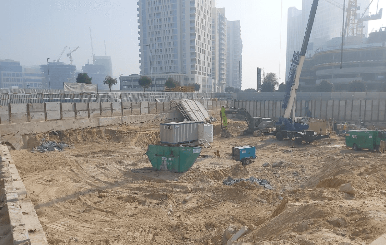 Rove Home Marasi Drive construction site, Land Department inspection photo 5, 23 March 2026