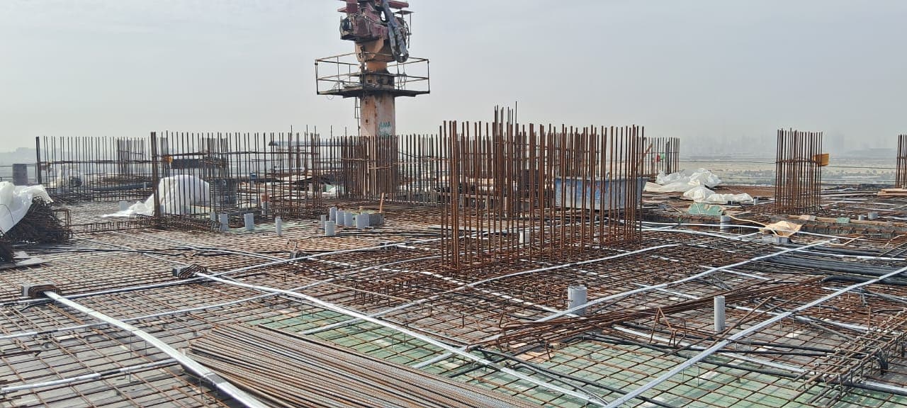 Barari Parkview By Al Mawared construction site, Land Department inspection photo 7, 13 April 2026