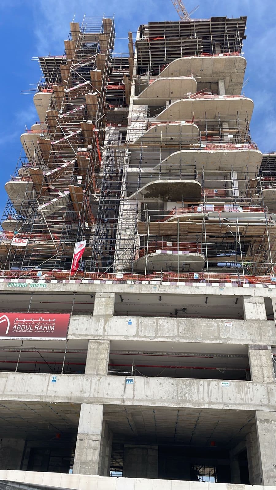 Edgewater Residences 2 construction site, Land Department inspection photo 3, 28 April 2026