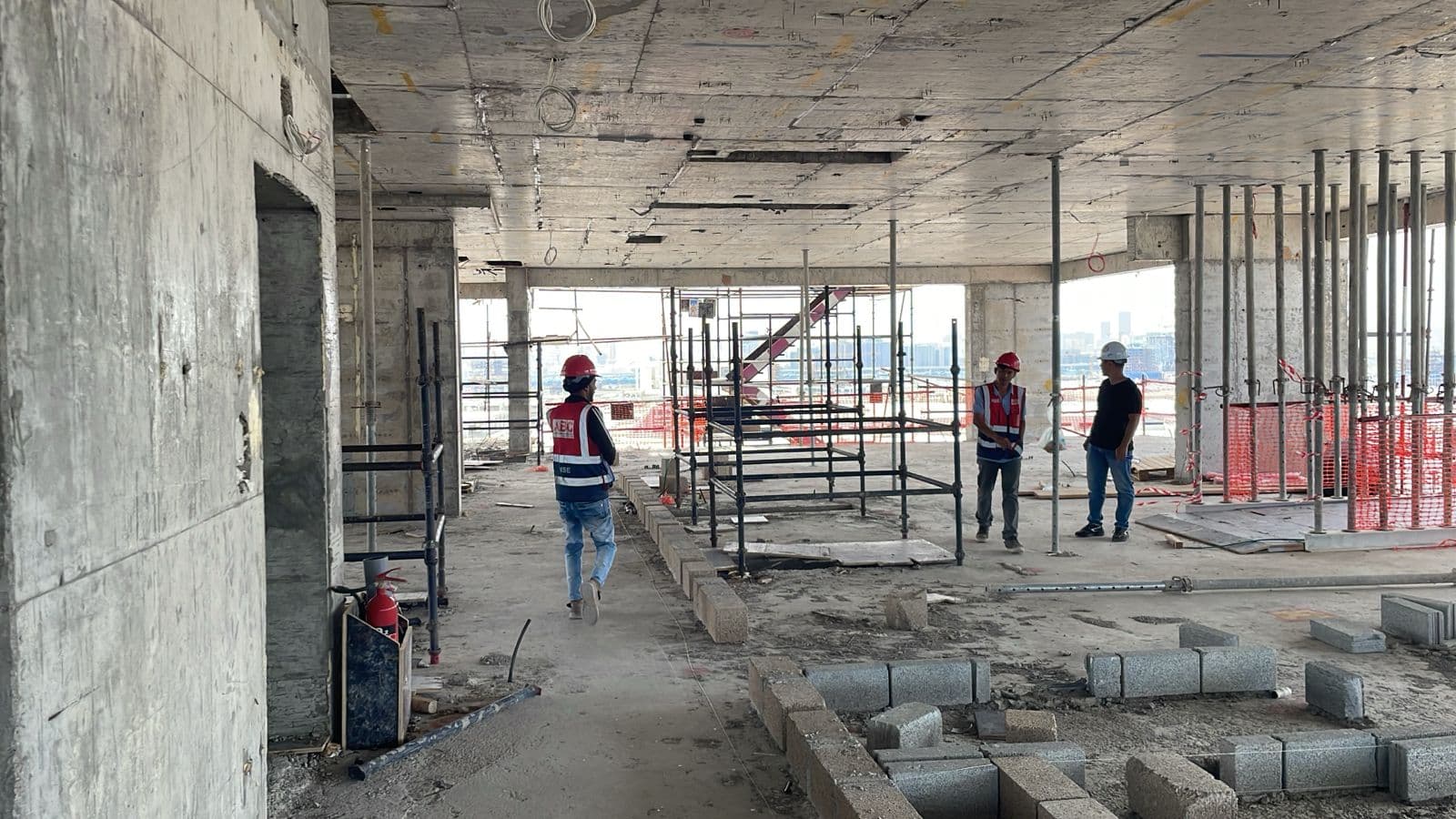 Edgewater Residences 2 construction site, Land Department inspection photo 1, 28 April 2026