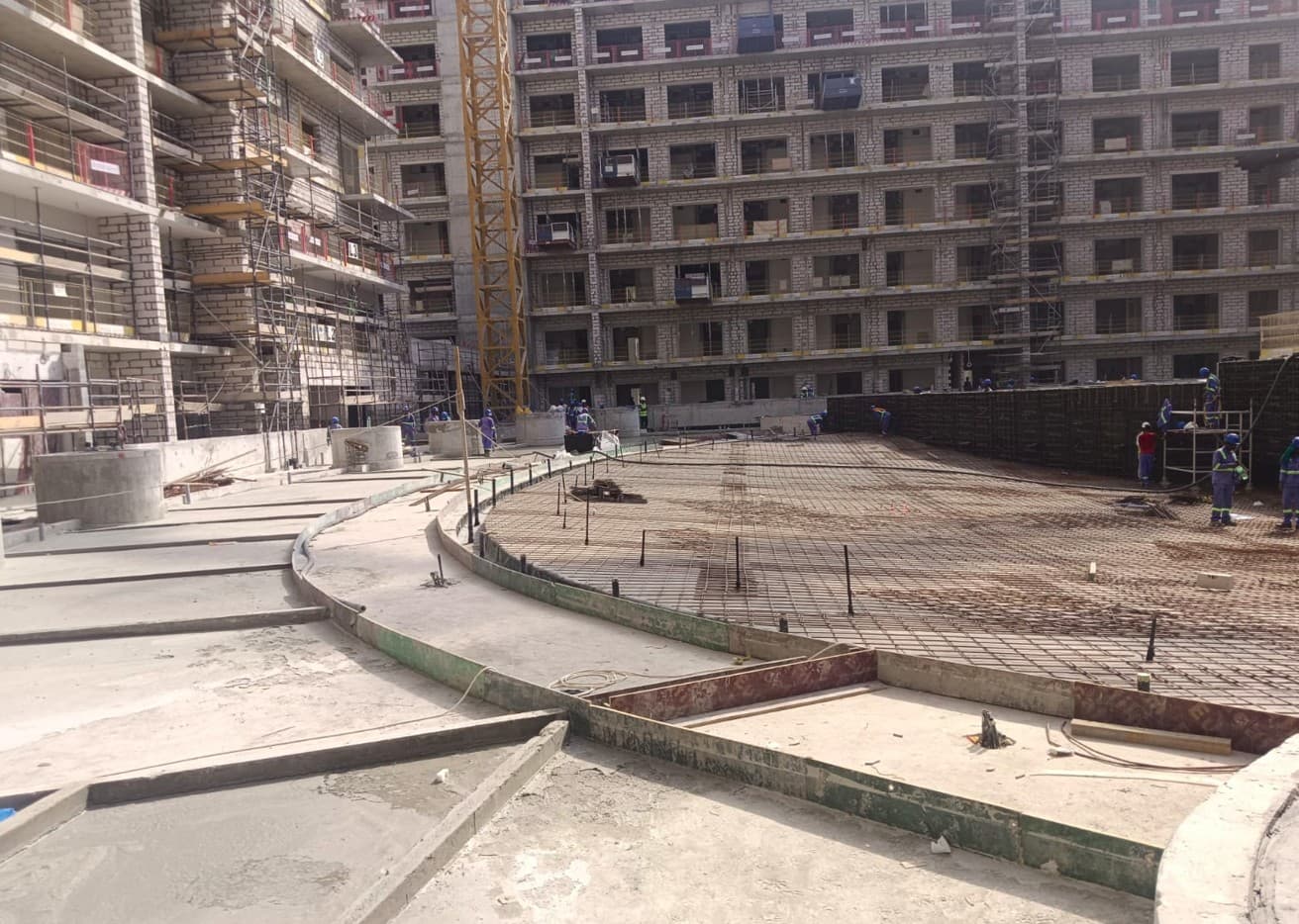 Beach Oasis 2 construction site, Land Department inspection photo 3, 7 September 2026
