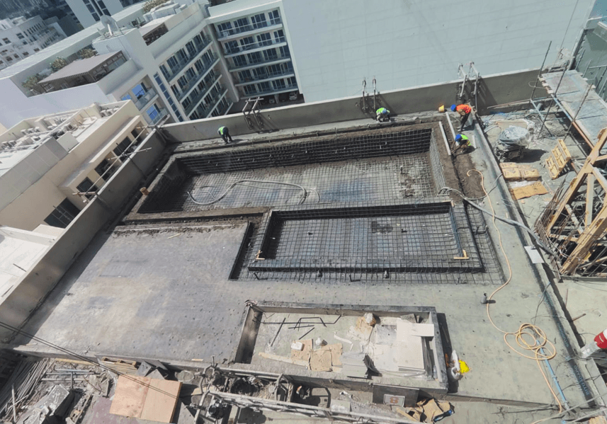 Palatium Residences construction site, Land Department inspection photo 2, 19 June 2026