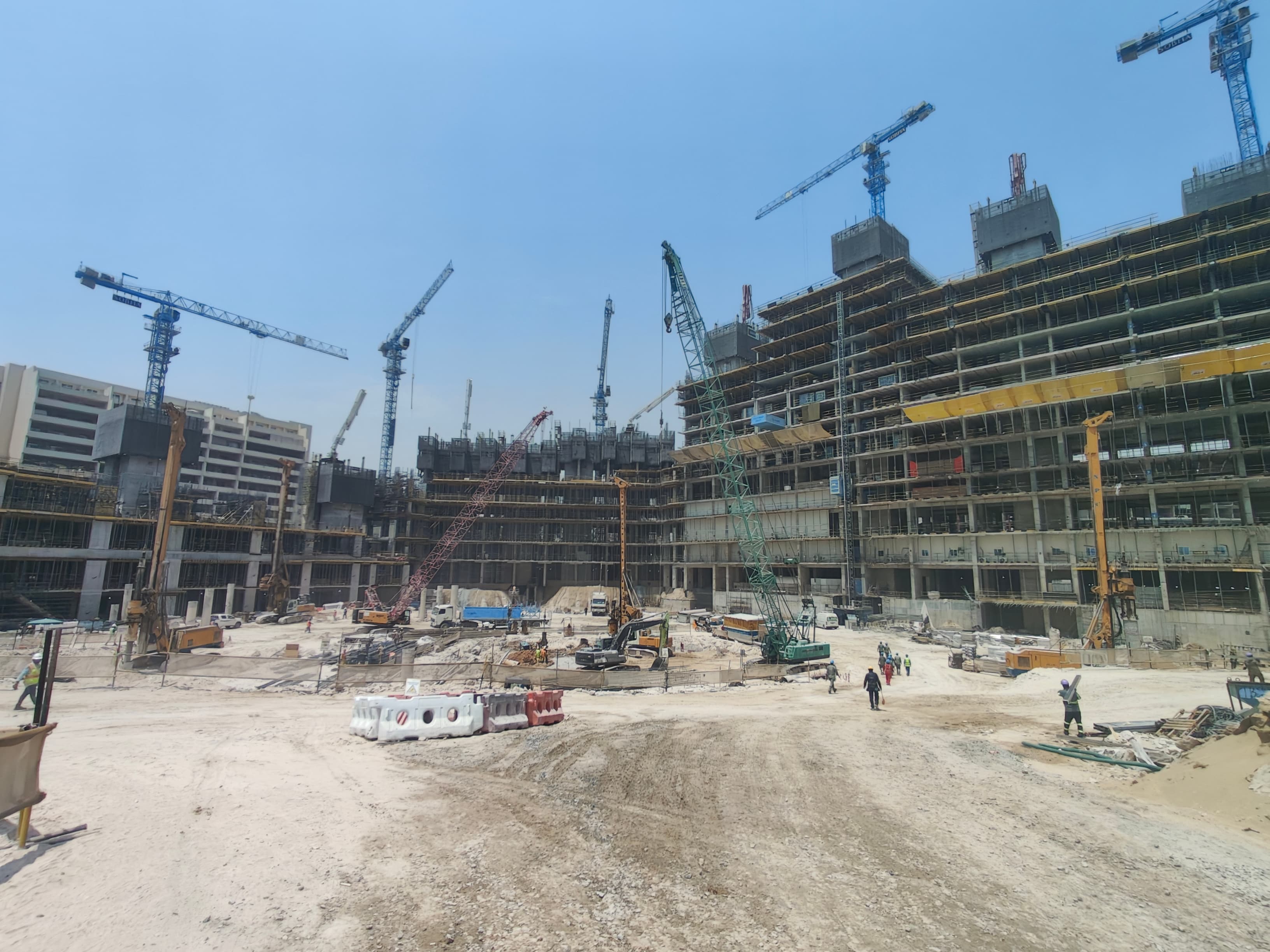 Sobha Orbis construction site, Land Department inspection photo 16, 13 August 2026