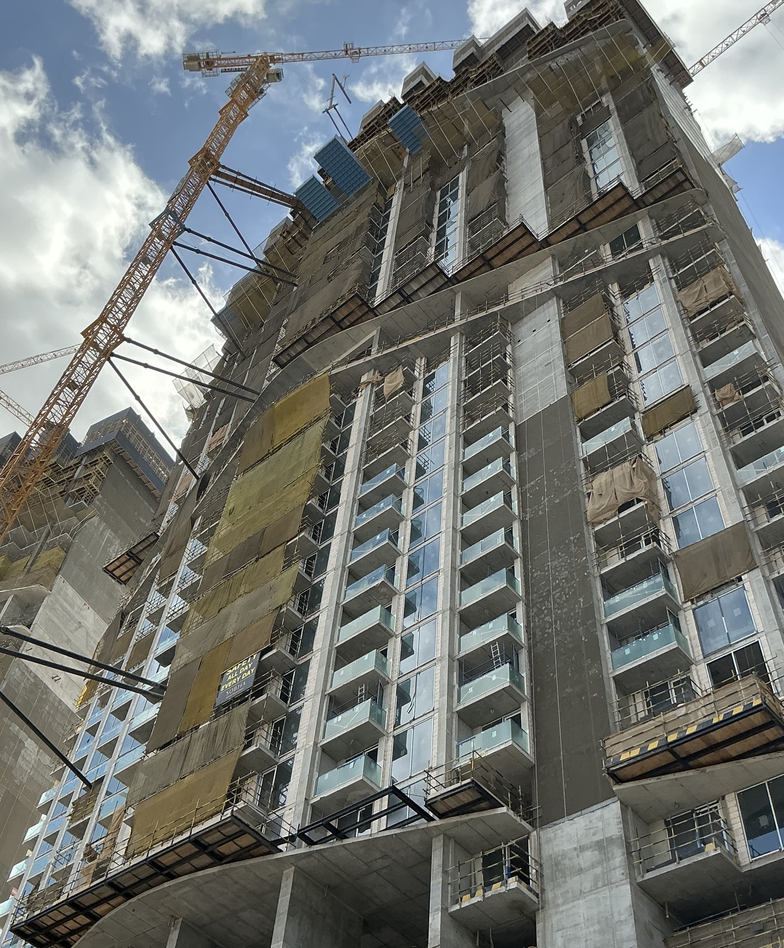 320 Riverside Crescent construction site, Land Department inspection photo 5, 9 February 2026