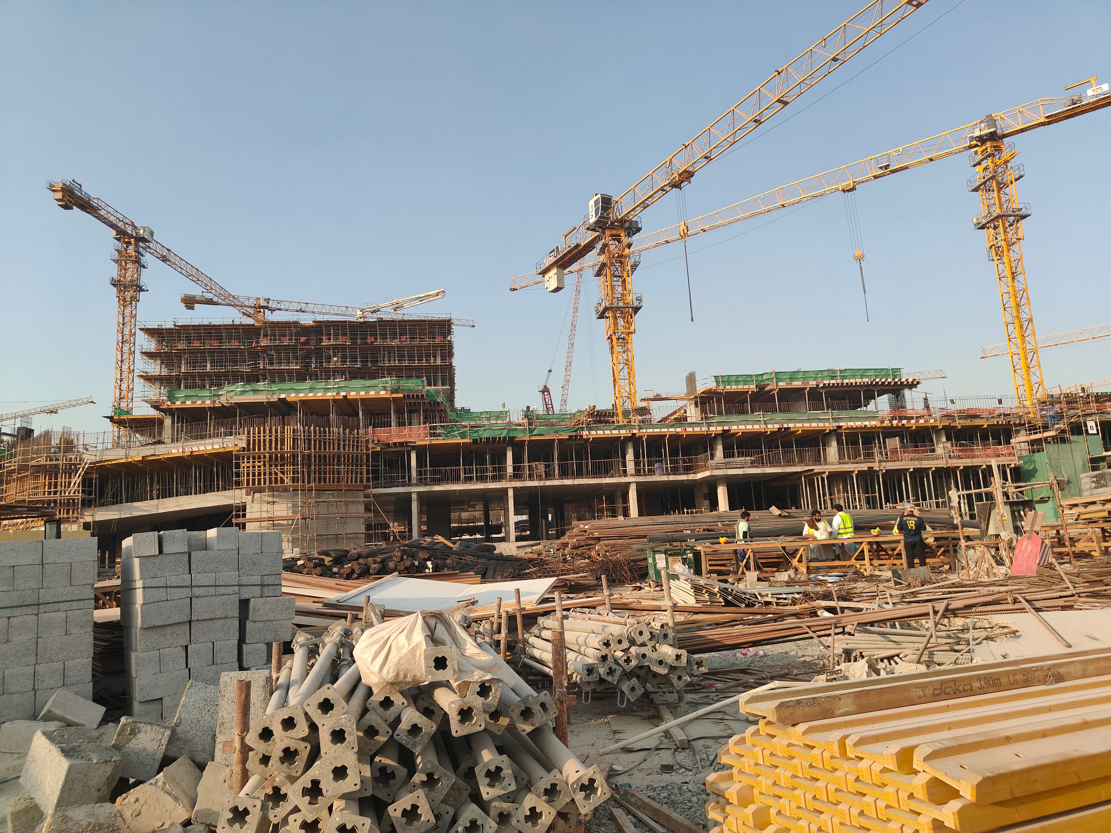 South Garden B construction site, Land Department inspection photo 2, 7 September 2026