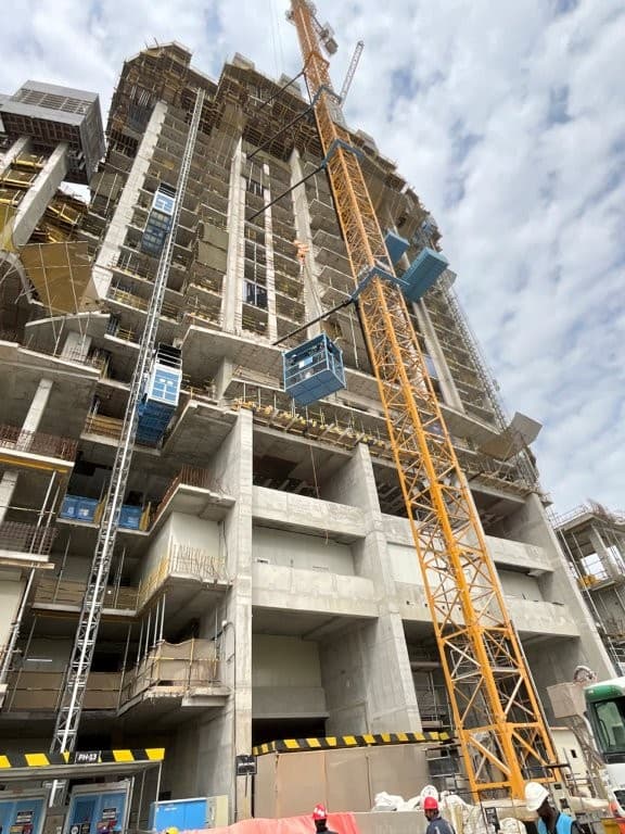 Skyscape construction site, Land Department inspection photo 7, 31 March 2026