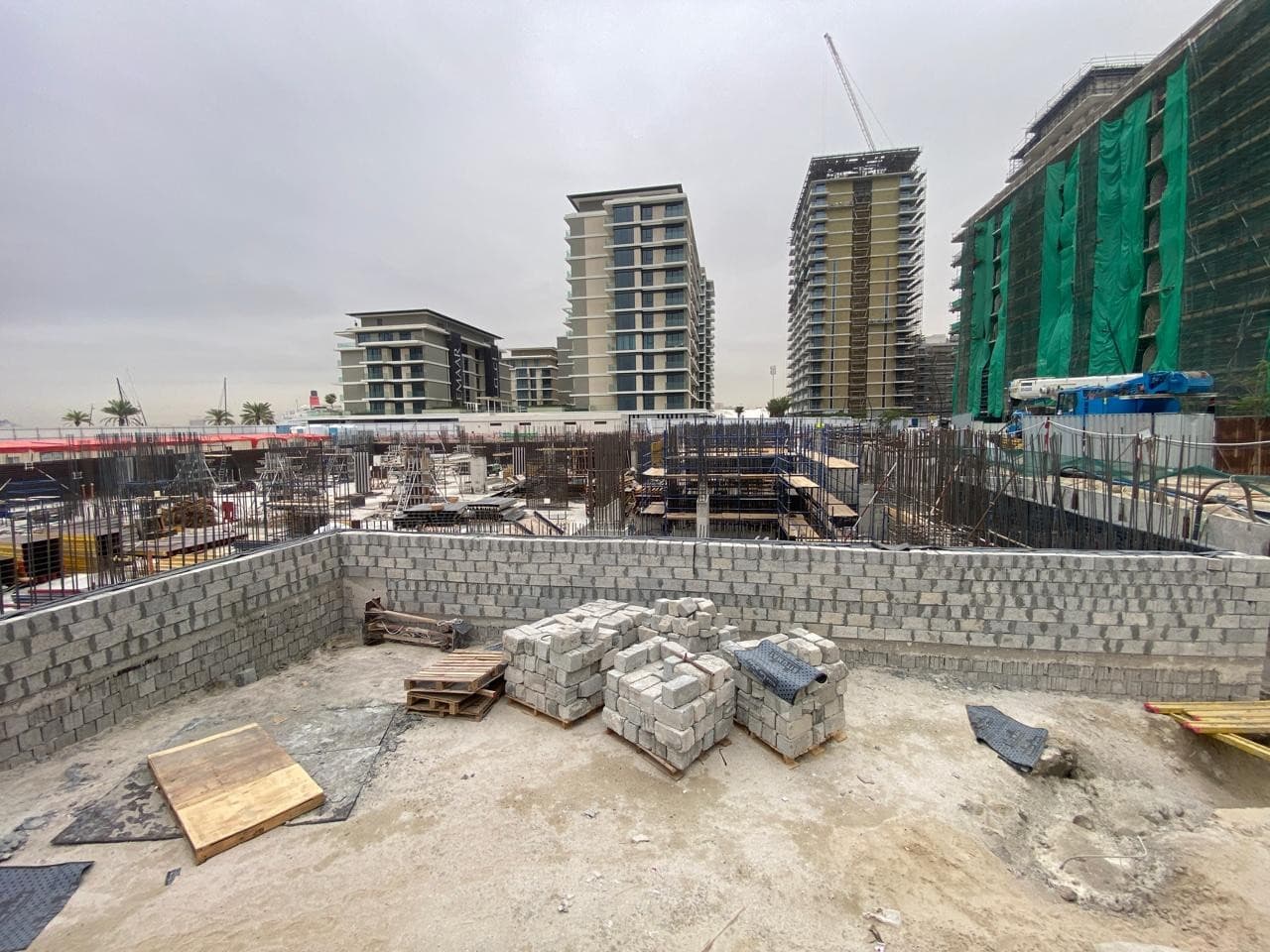 Marina Views construction site, Land Department inspection photo 3, 5 May 2026