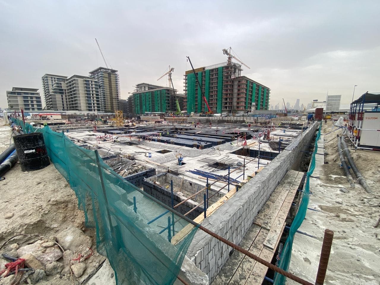 Marina Views construction site, Land Department inspection photo 1, 5 May 2026