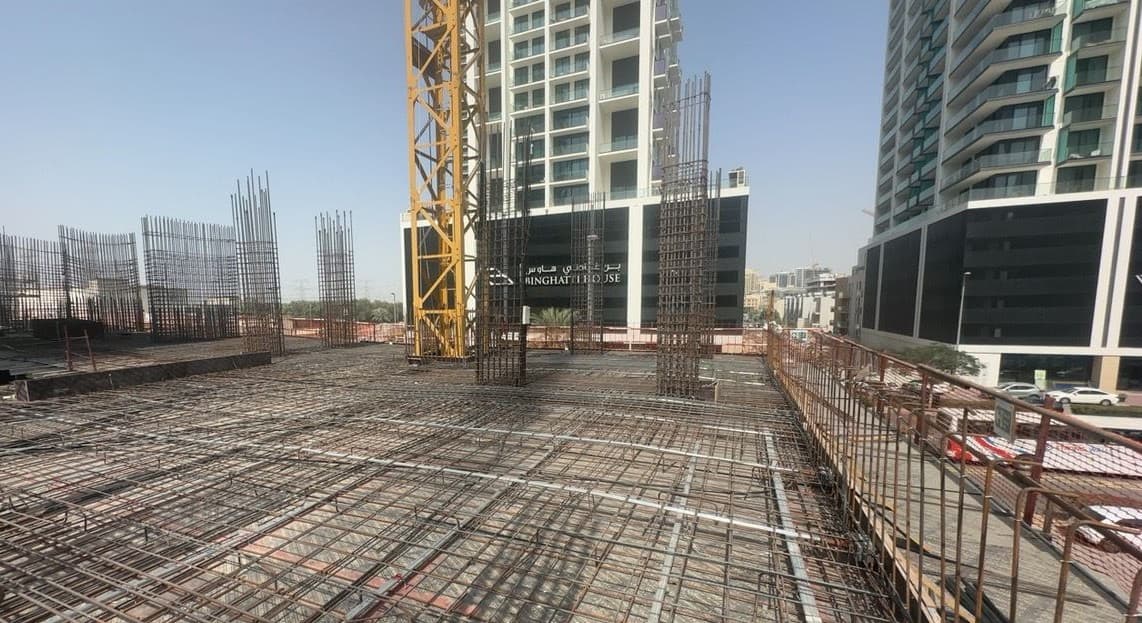 Alfal Residences construction site, Land Department inspection photo 1, 4 March 2026
