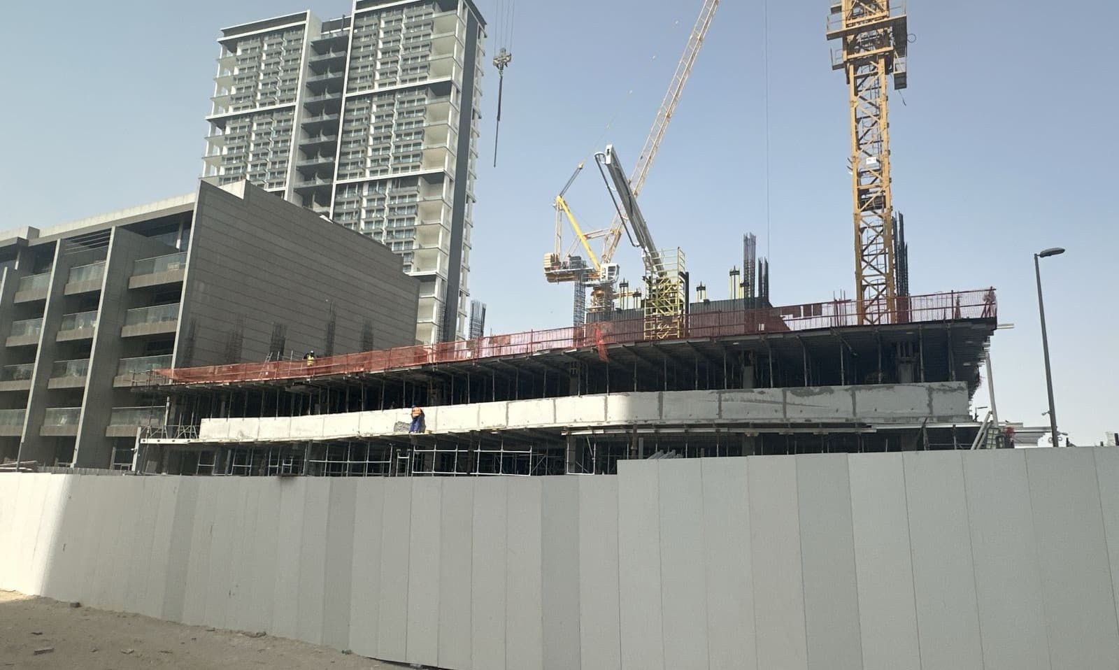 Alfal Residences construction site, Land Department inspection photo 2, 4 March 2026
