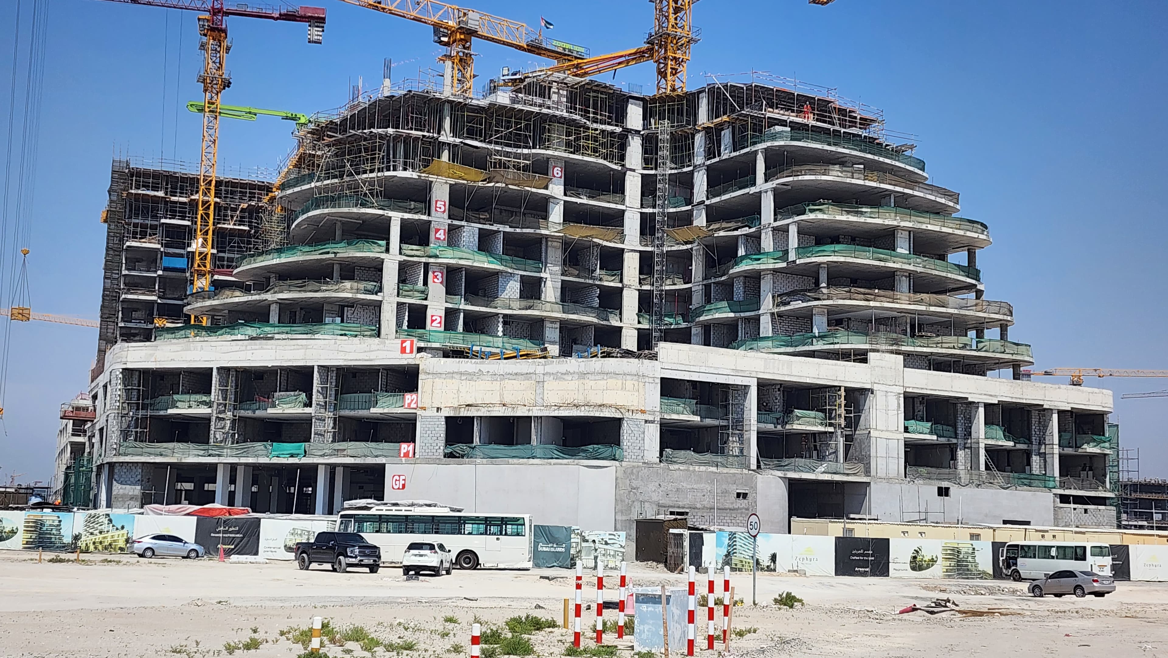 Zephyra Residences construction site, Land Department inspection photo 8, 12 May 2026
