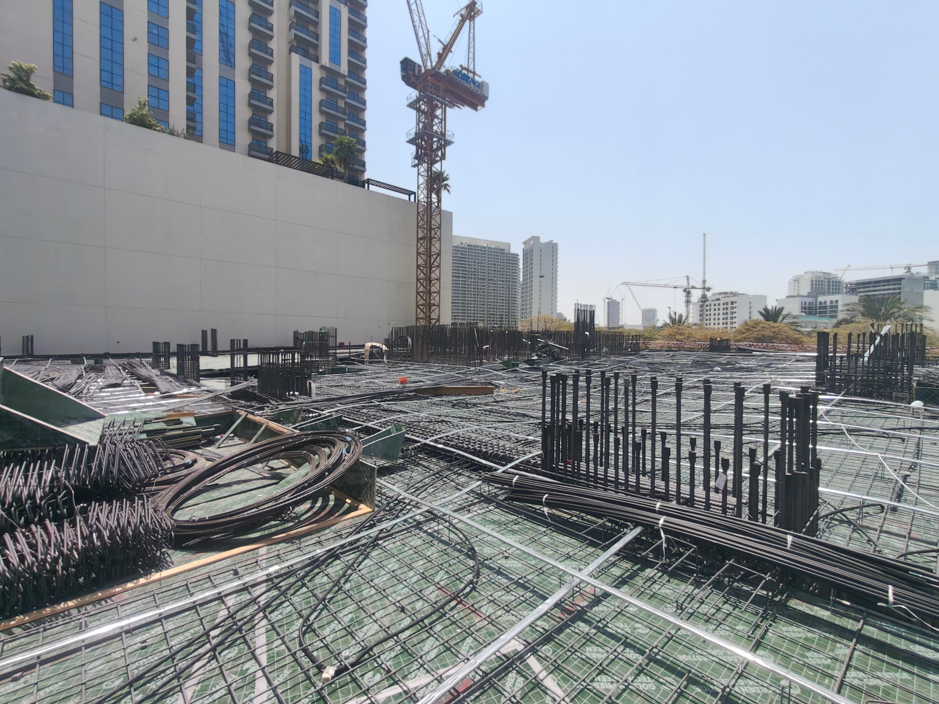 Gharbi Ii Residences construction site, Land Department inspection photo 4, 14 August 2026