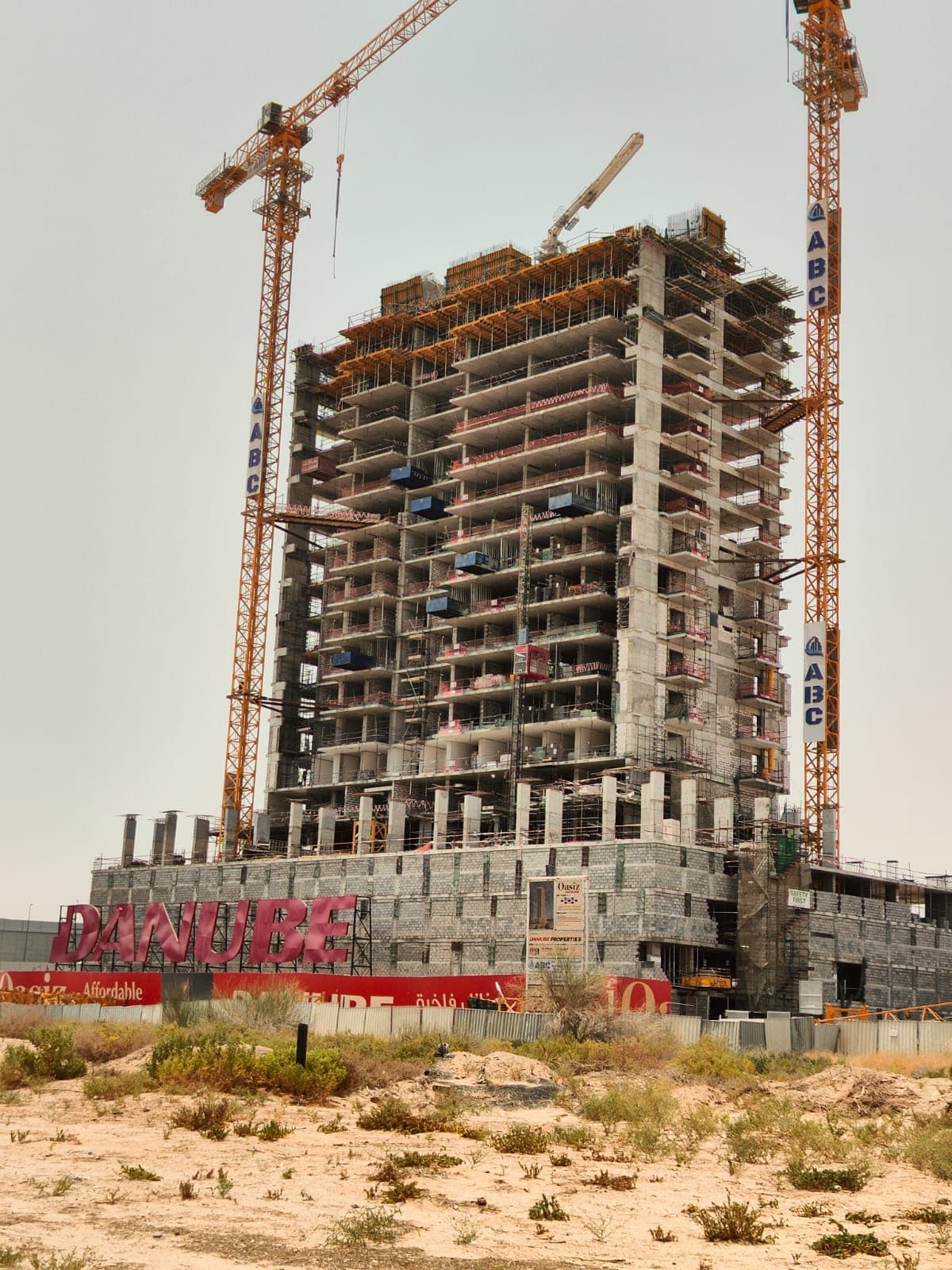 Oasiz 1 By Danube construction site, Land Department inspection photo 6, 29 July 2026