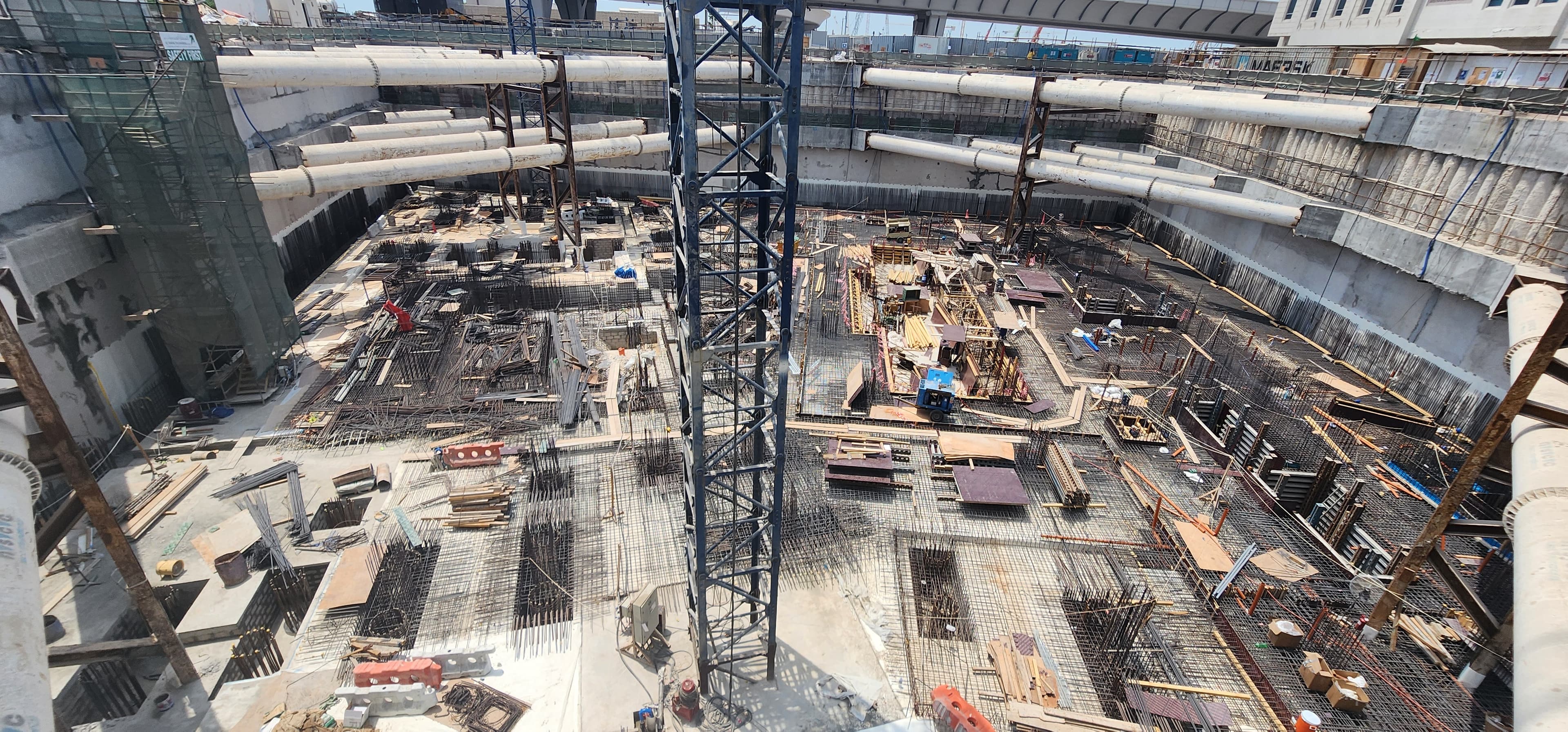 Sea Mirror Residences construction site, Land Department inspection photo 2, 27 July 2026