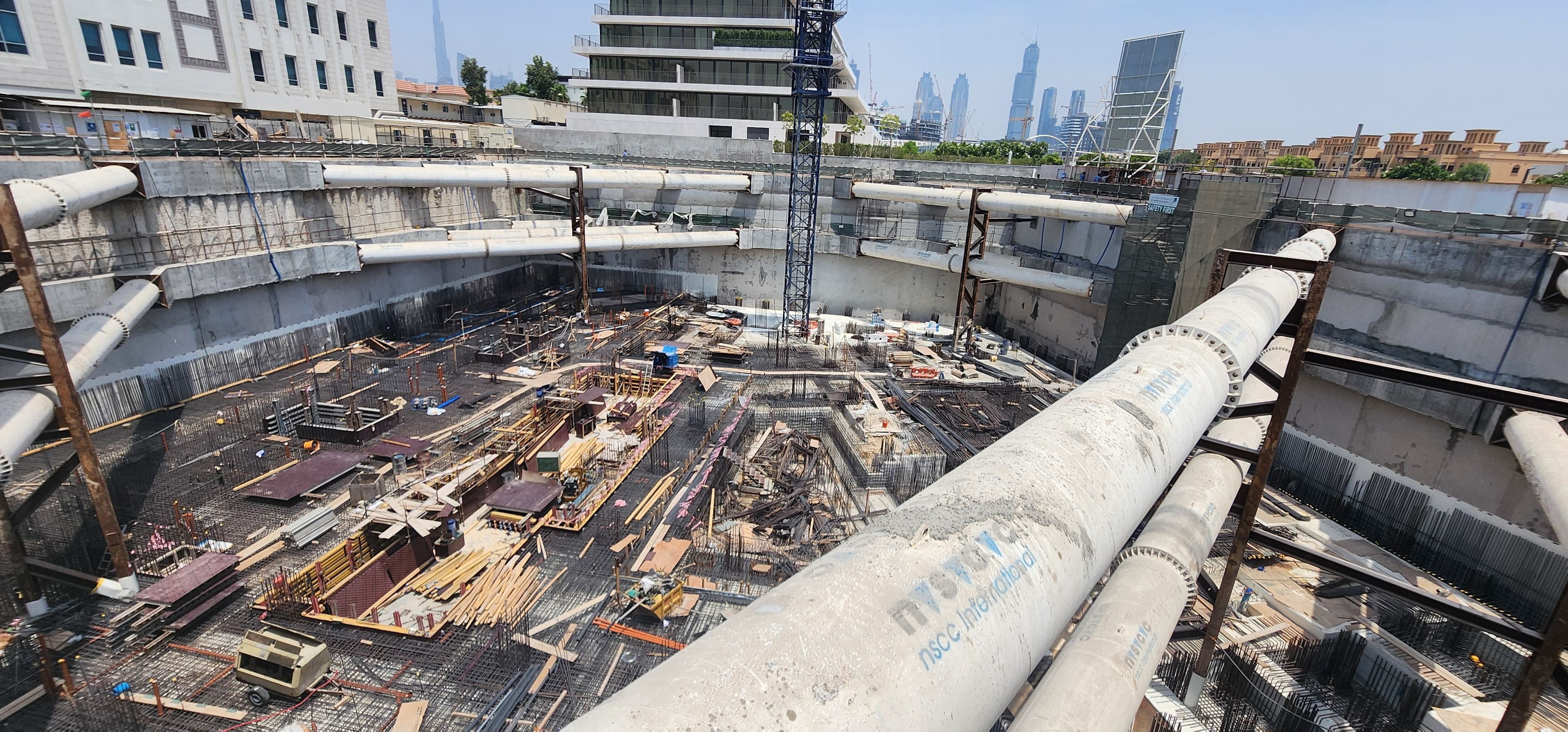 Sea Mirror Residences construction site, Land Department inspection photo 1, 27 July 2026