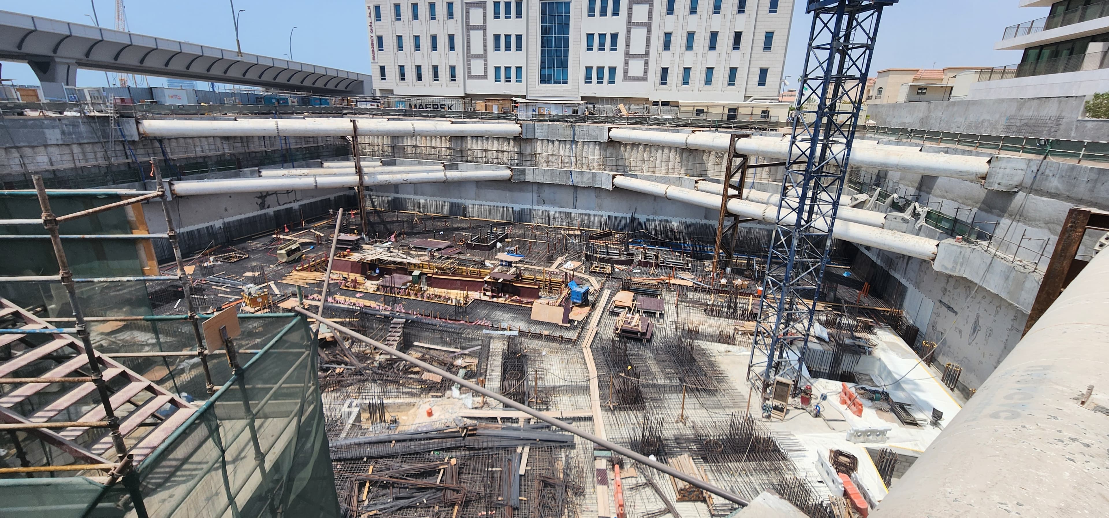 Sea Mirror Residences construction site, Land Department inspection photo 4, 27 July 2026