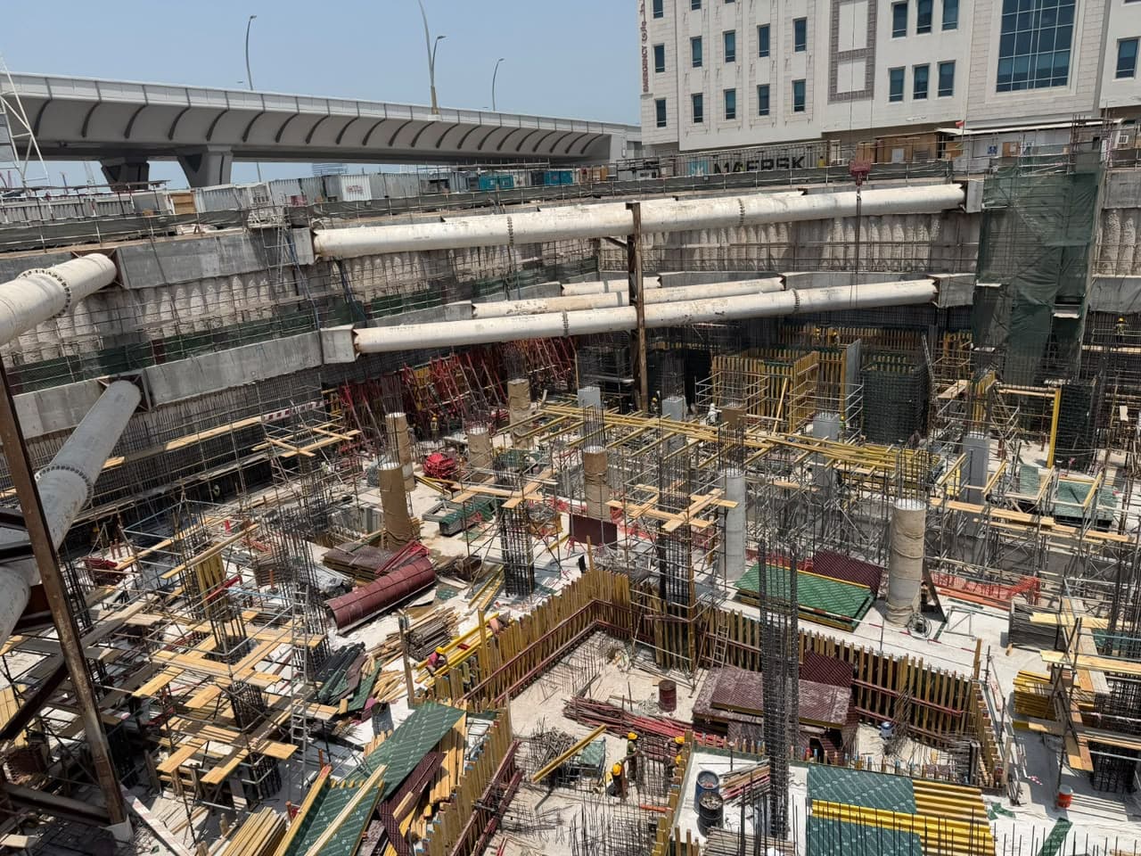 Sea Mirror Residences construction site, Land Department inspection photo 1, 24 August 2026